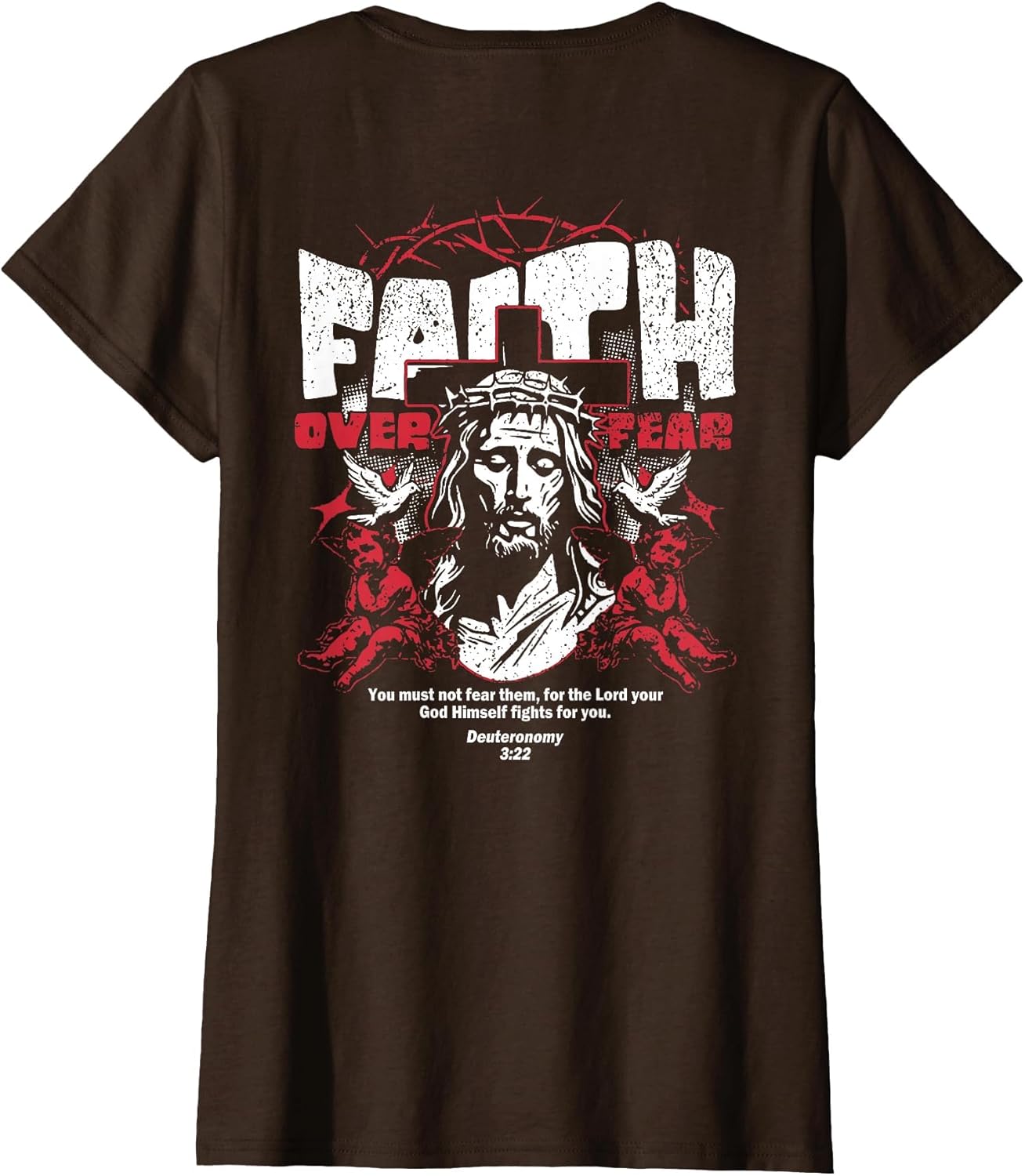 Faith Over Fear Christian Jesus (On Back)