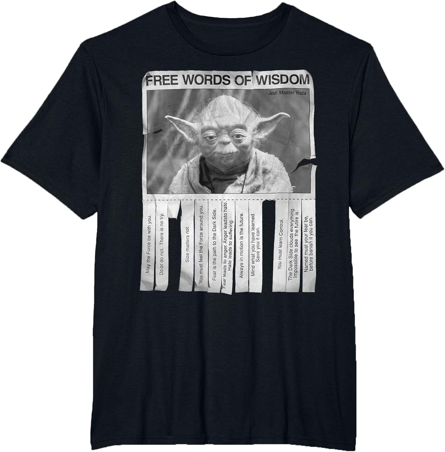 Star Wars Yoda Poster Words Of Wisdom Graphic