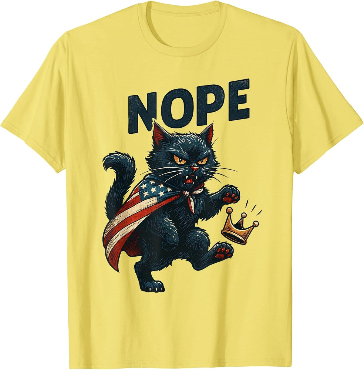 No Kings Funny Cat