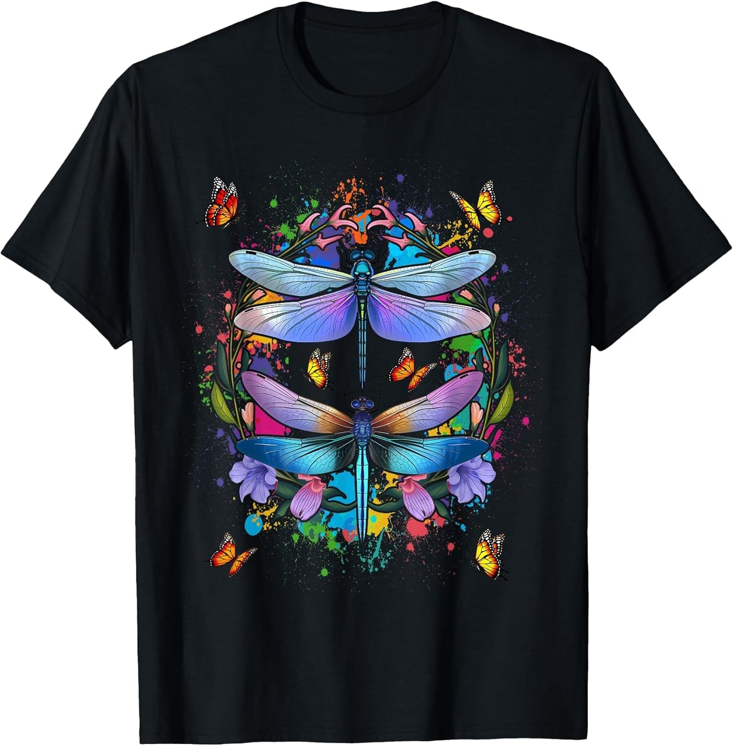 Dragonfly Chakra Color Flower Dragonflies