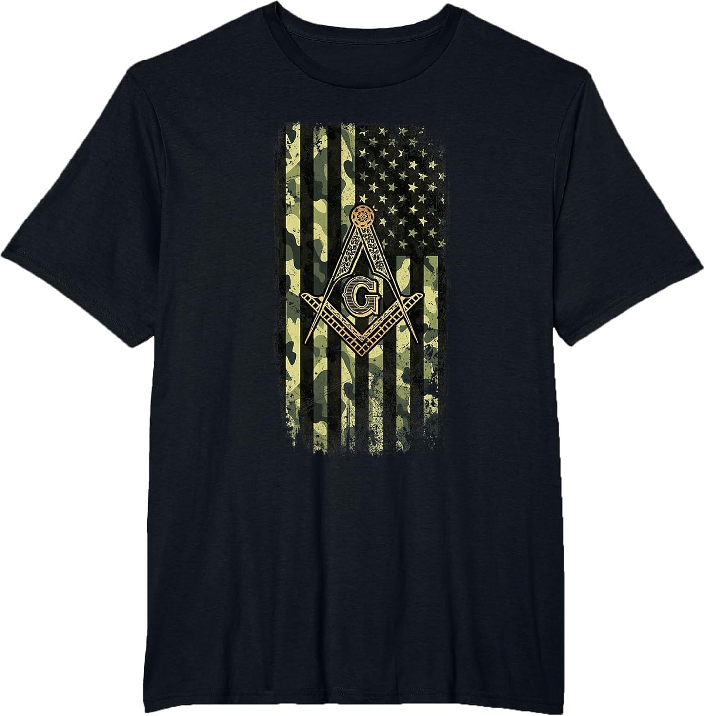 Masonic Camo American Flag - Freemason