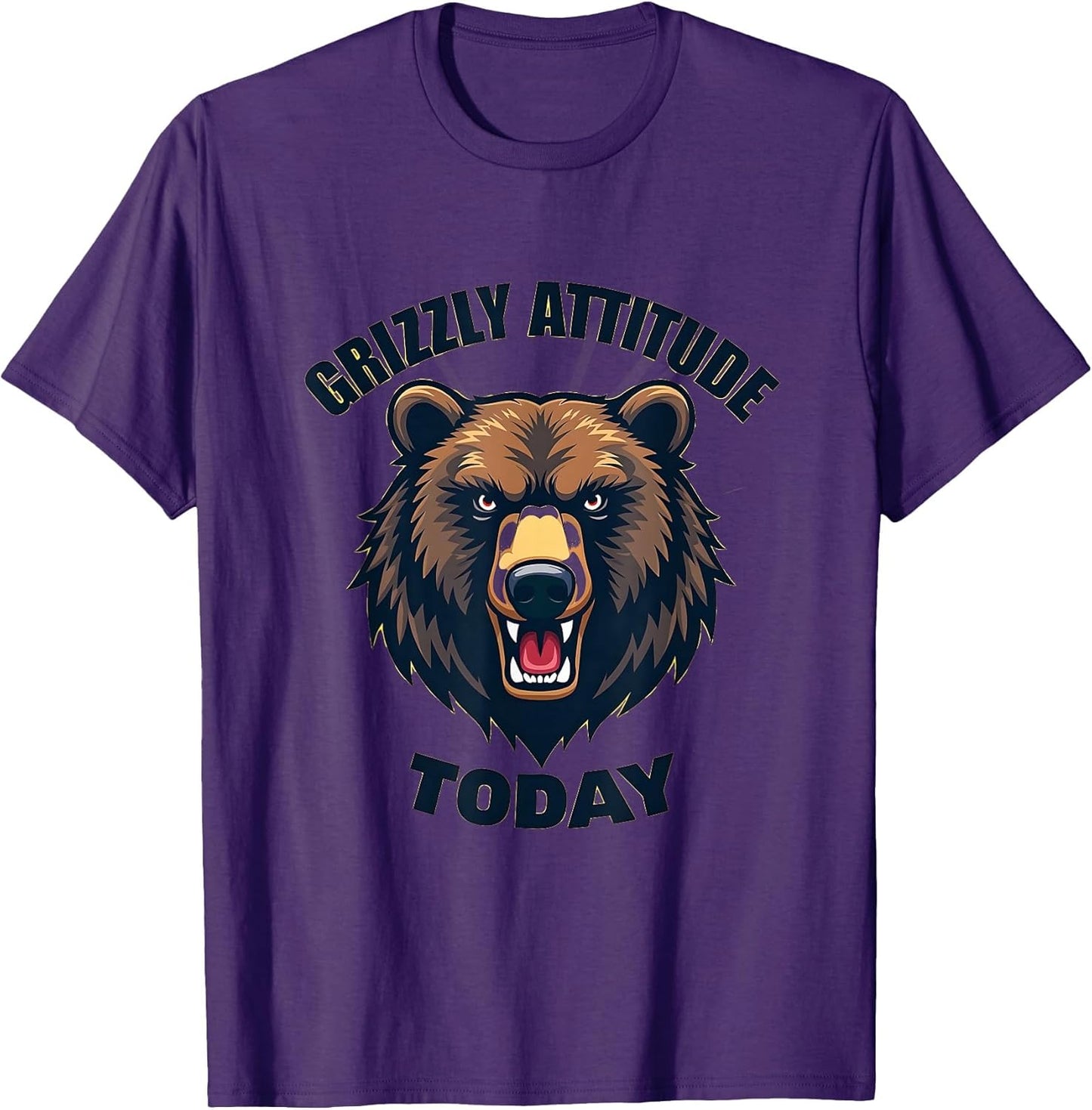Grizzly Attitude Today Bold Bear Graphic Design