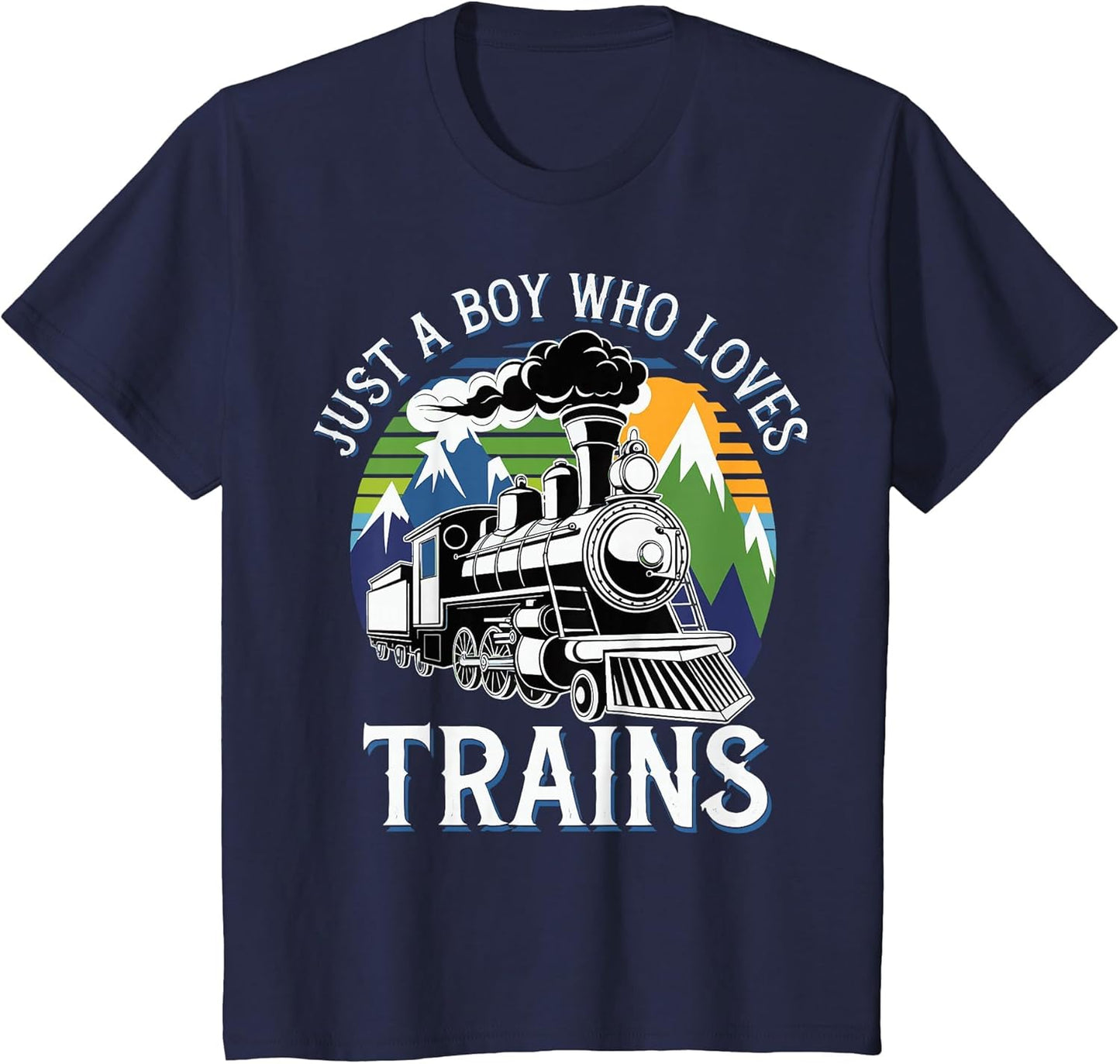 Kids Just A Boy Who Loves Trains