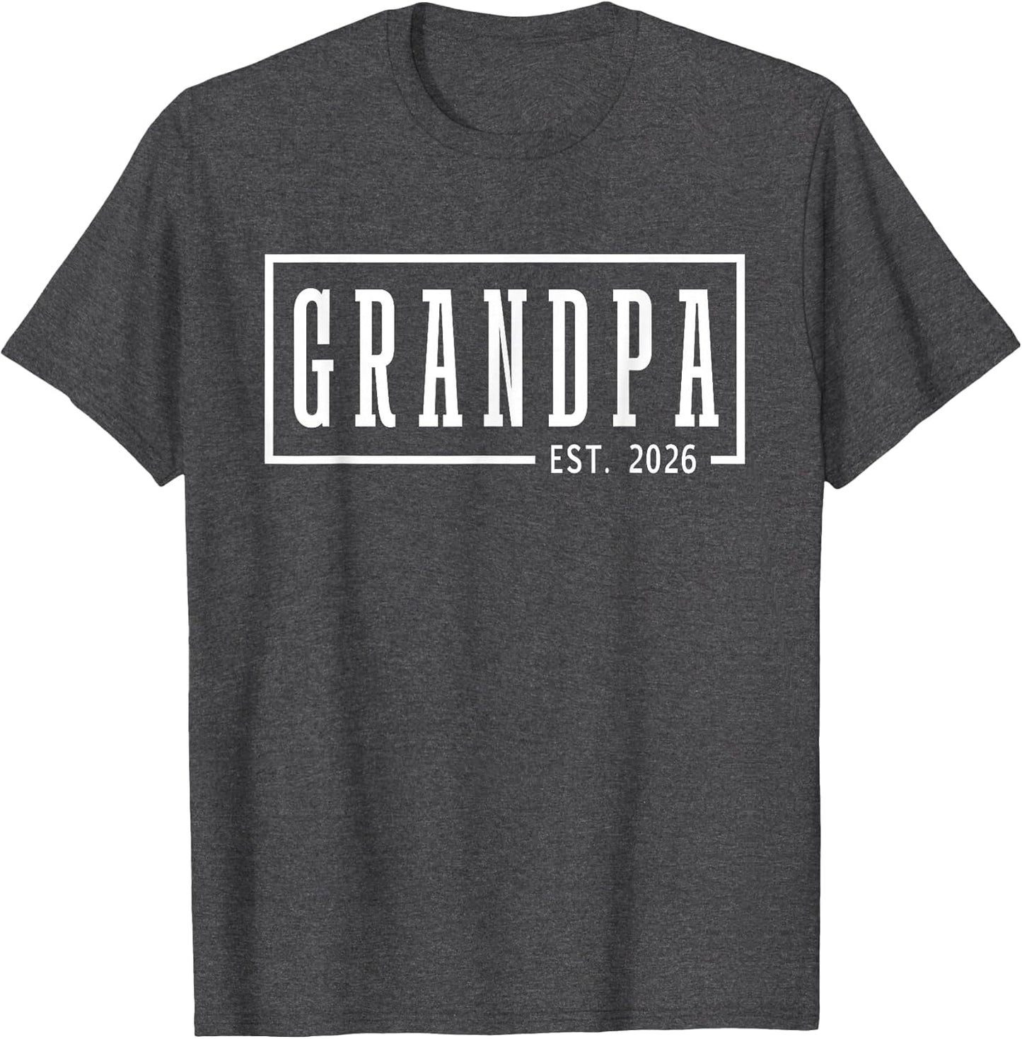 Grandpa Est 2026 Sleek Framed Design