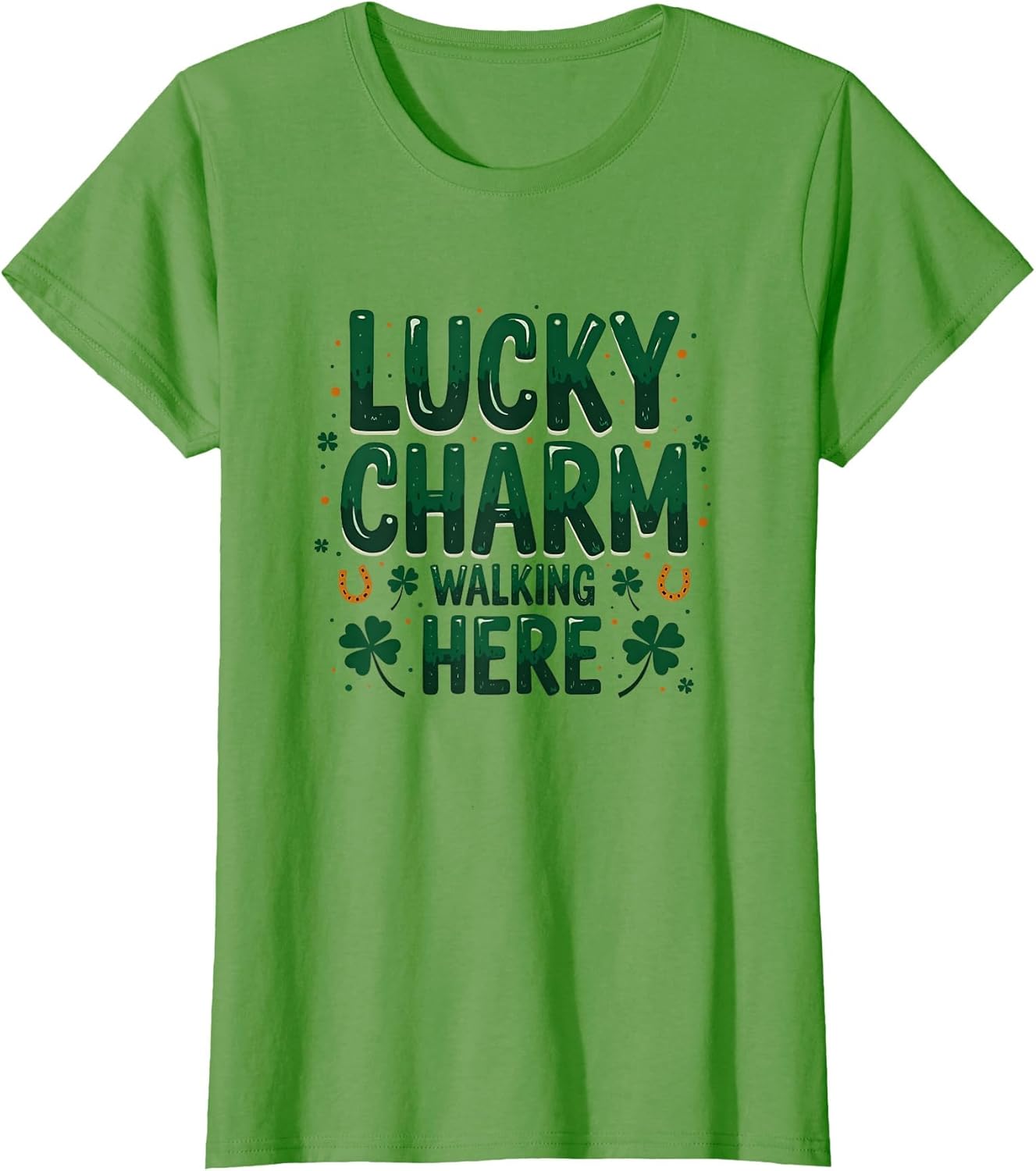 Lucky Charm Walking Here St Patricks Day Design