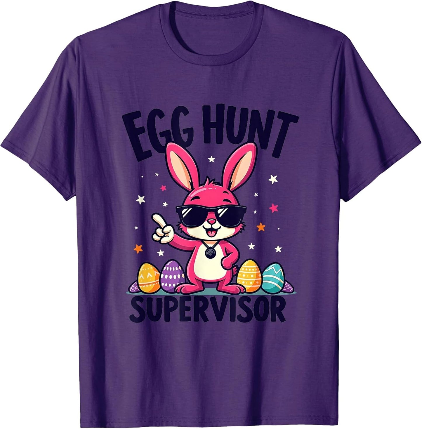Egg Hunt Supervisor Funny Easter Design