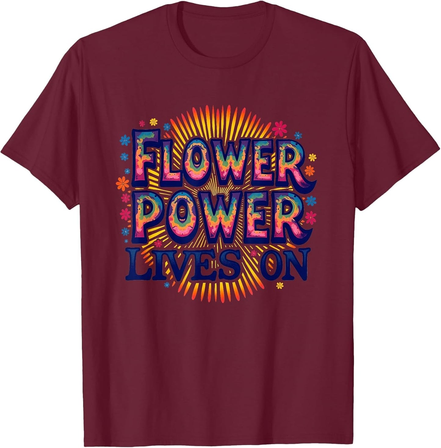 Tie Dye Flower Power Lives On Retro Design