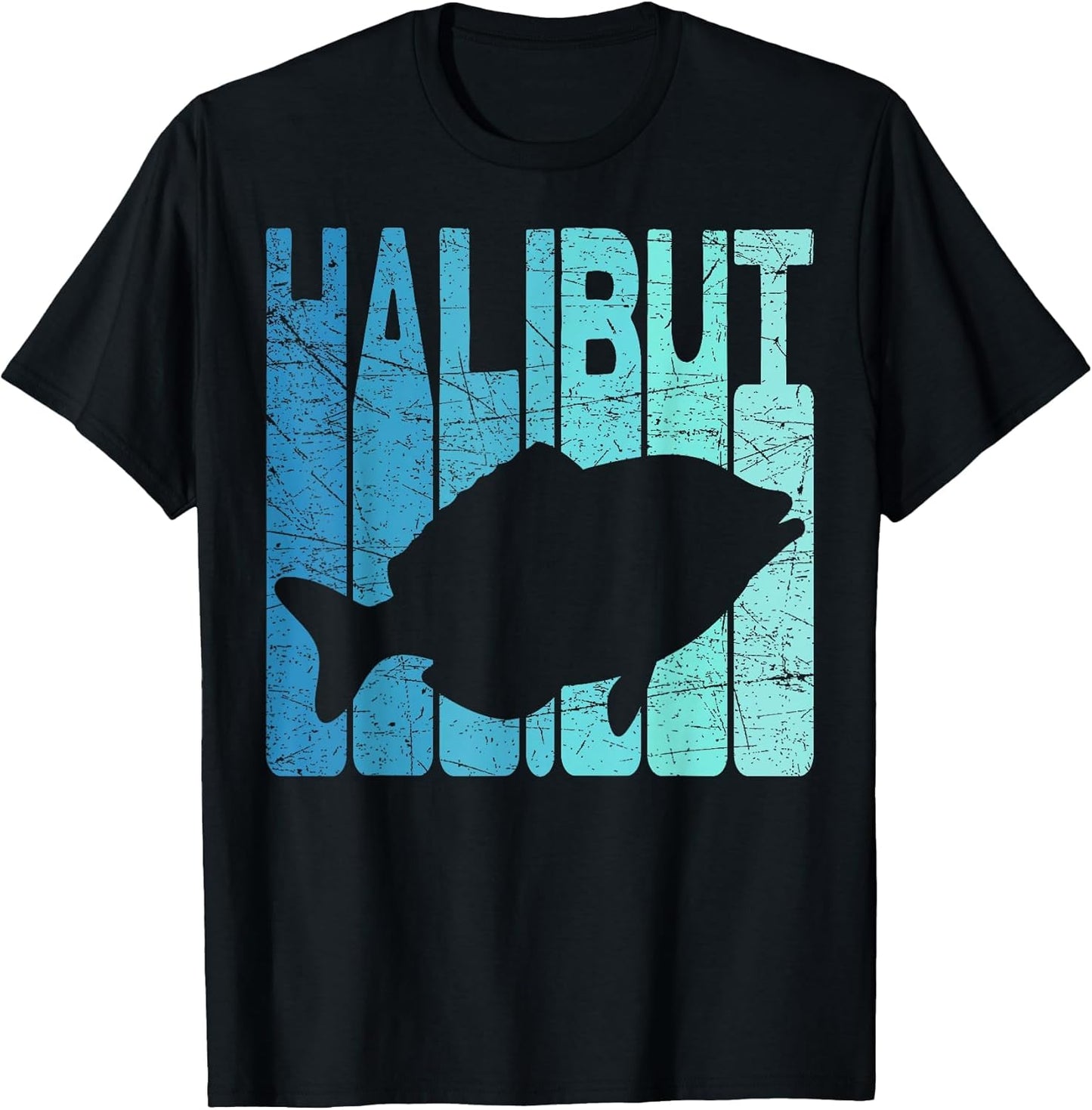 Halibut Vintage Halibut Fishing Retro Seafood