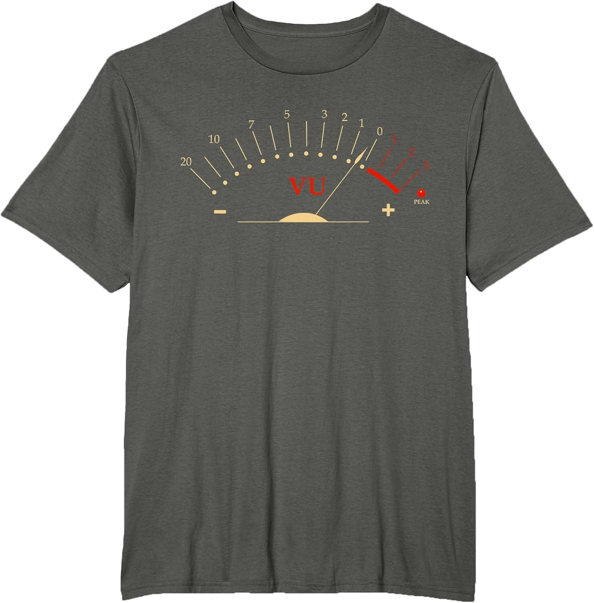 VU Meter Shirt Hi-Fi Vintage Stereo, Audiophile
