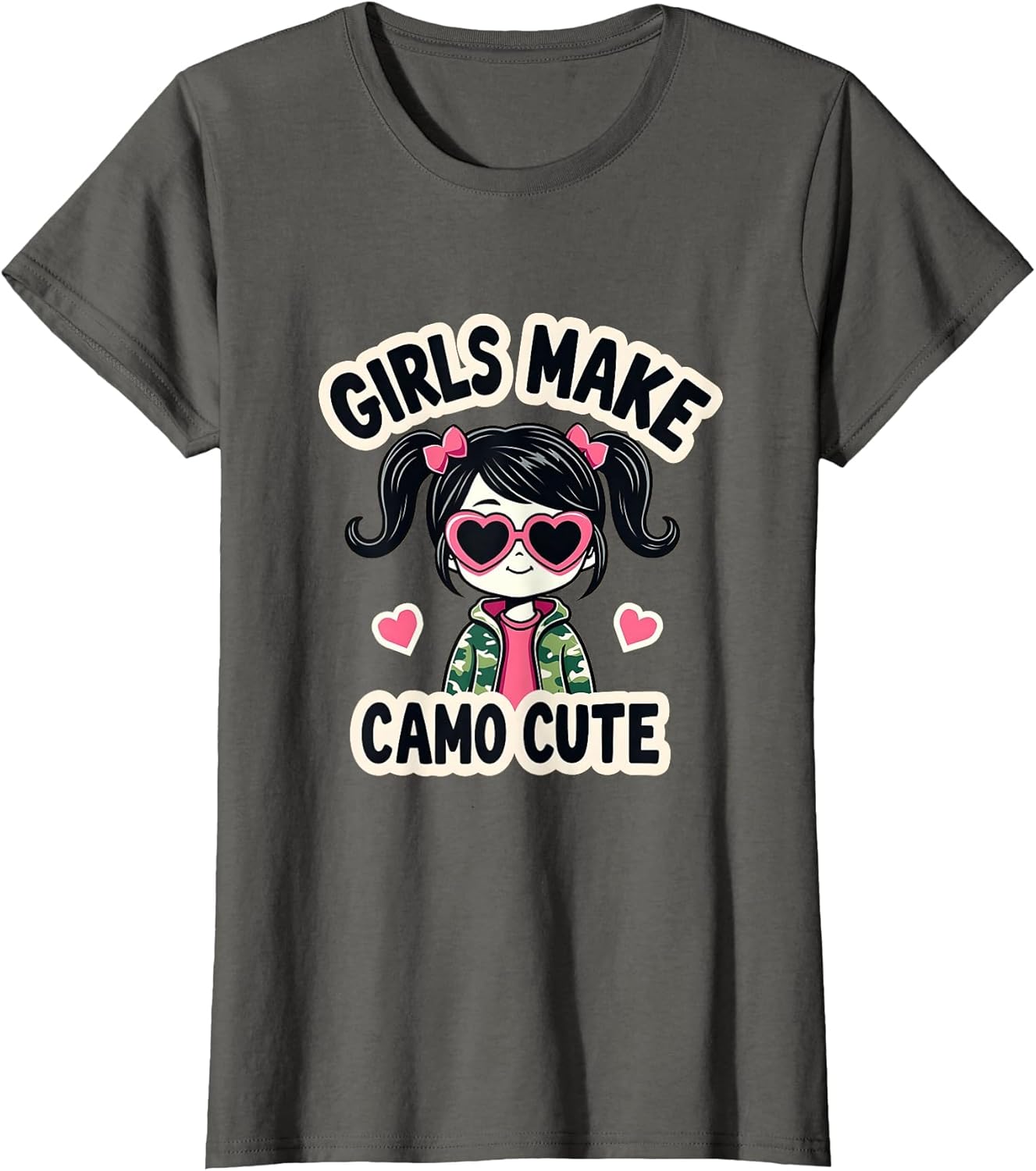 Girls Make Camo Cute Graphic Design