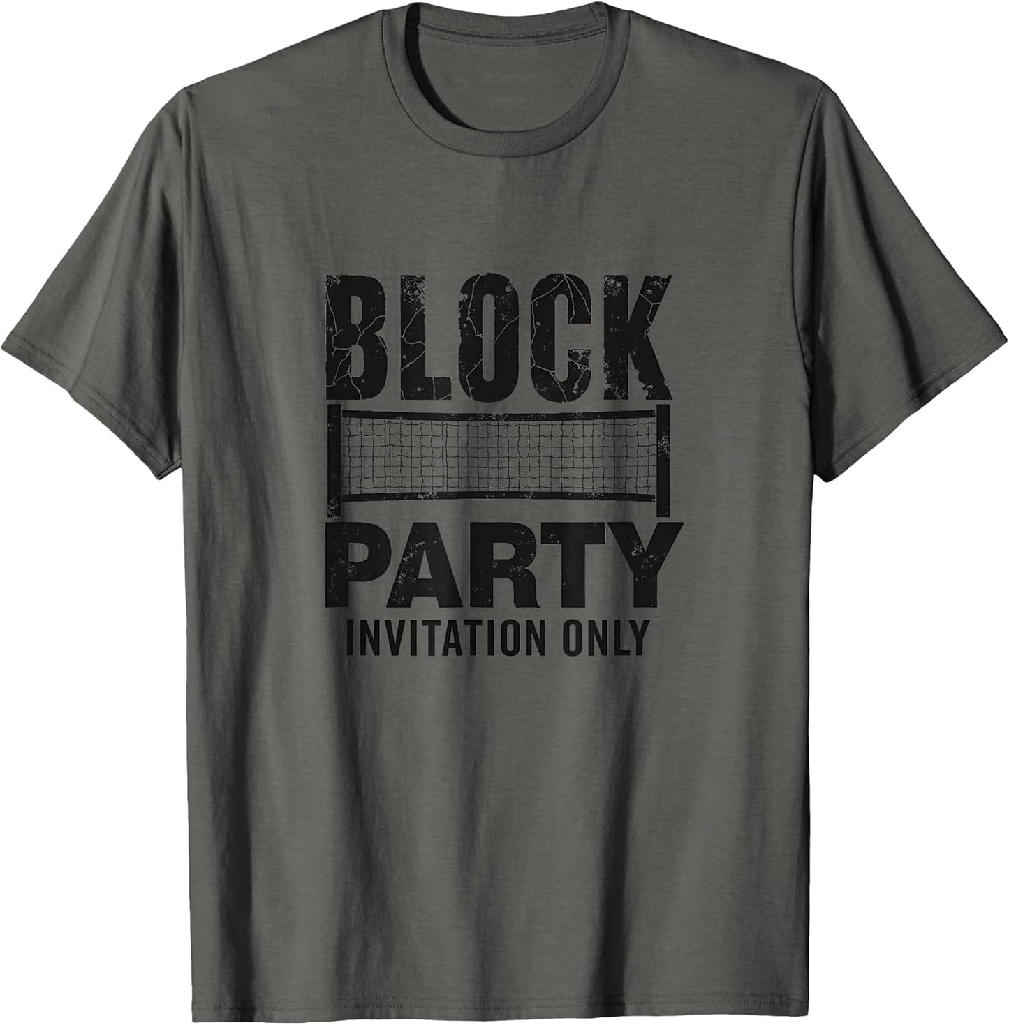 Block Party Invitation Only Volleyball Design