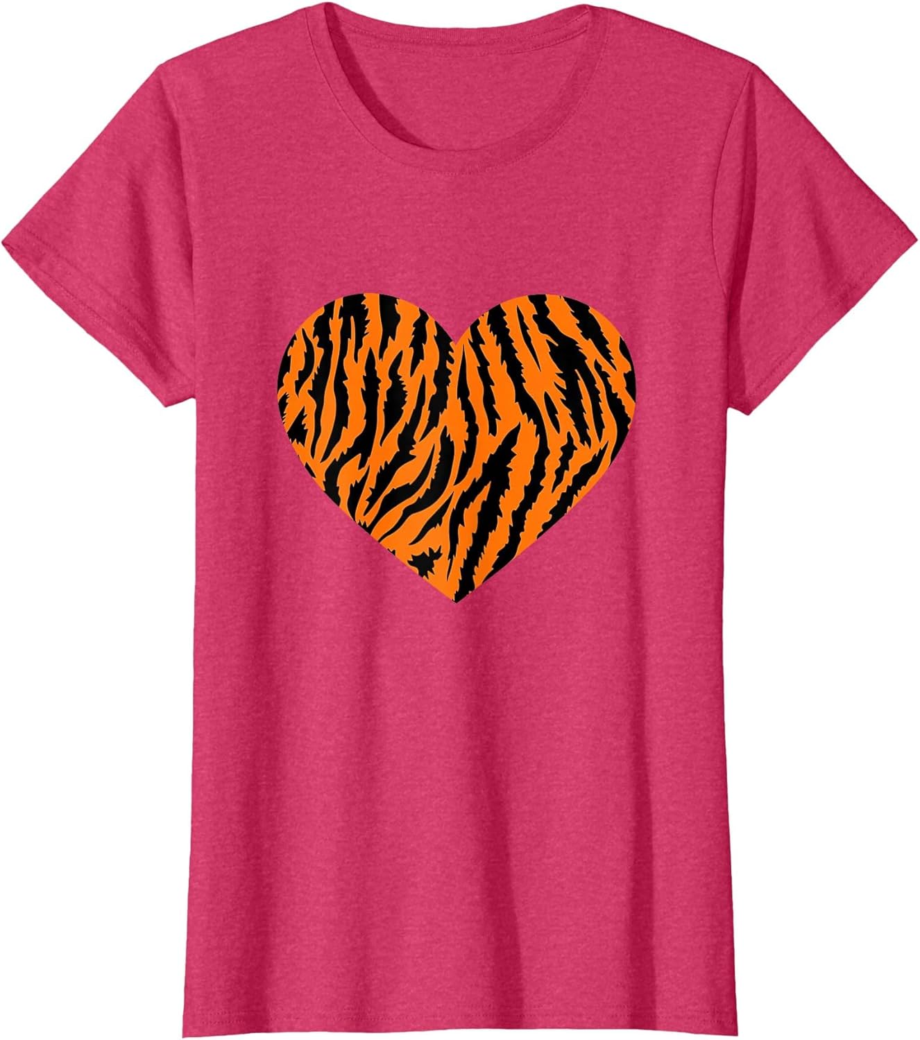 Tiger Animal Print Heart Tiger