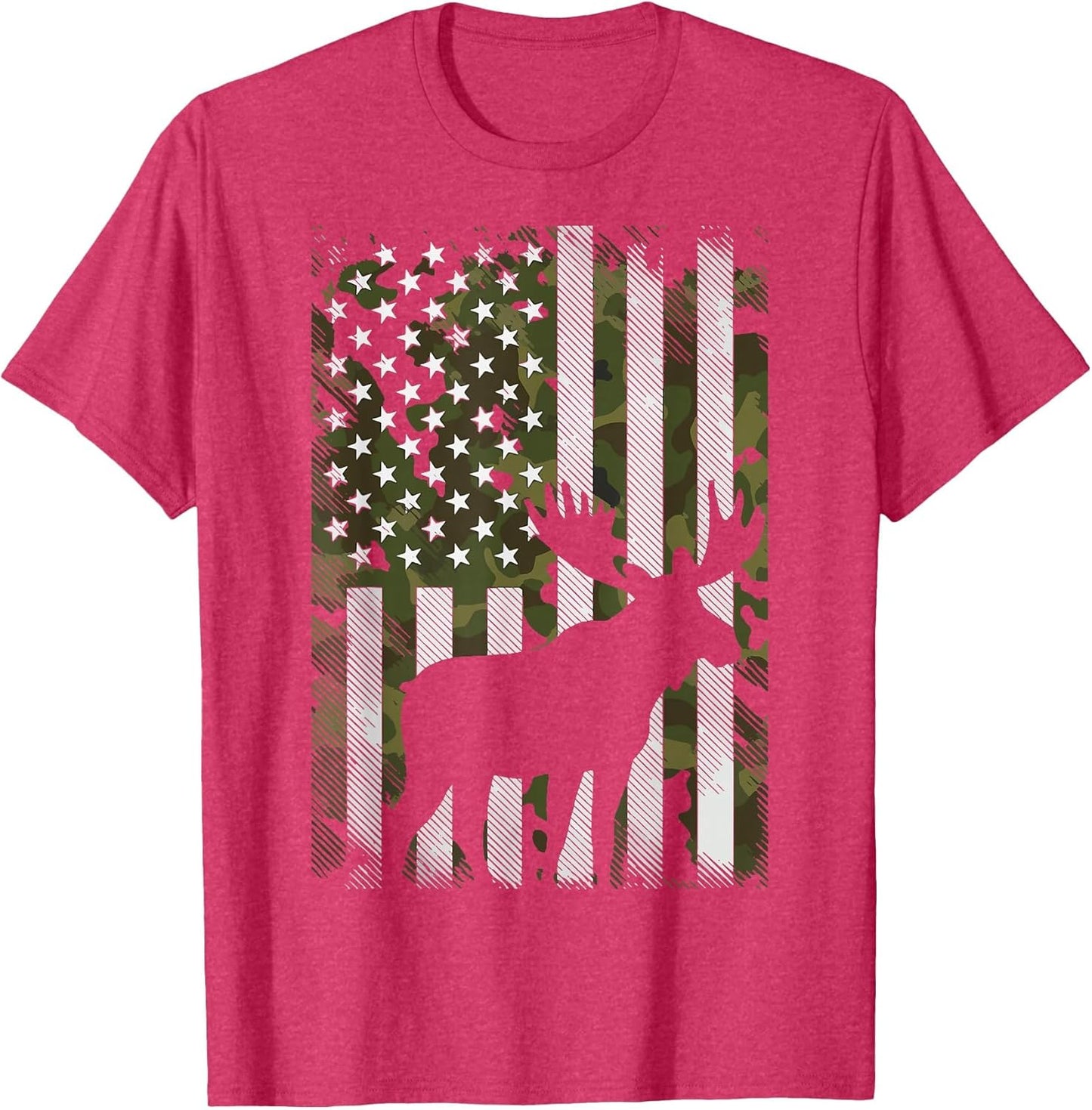 Moose USA Flag Alaska Wildlife