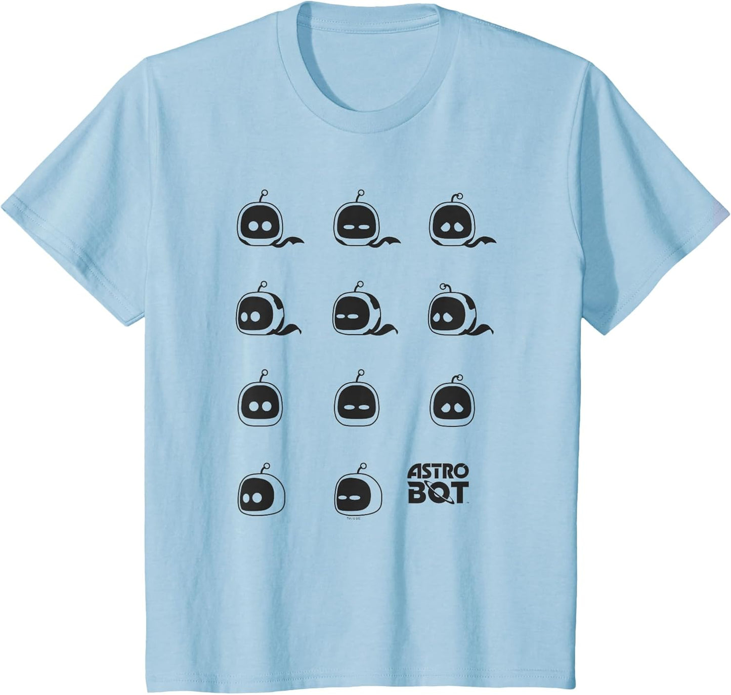 Astro Bot Character Faces Grid Fun Video Game
