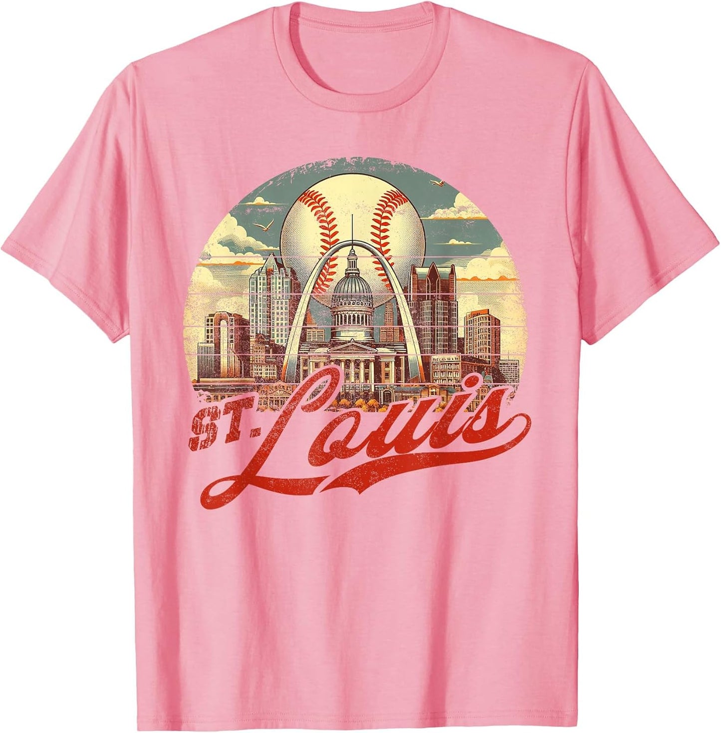 Vintage St. Louis Baseball American US Flag