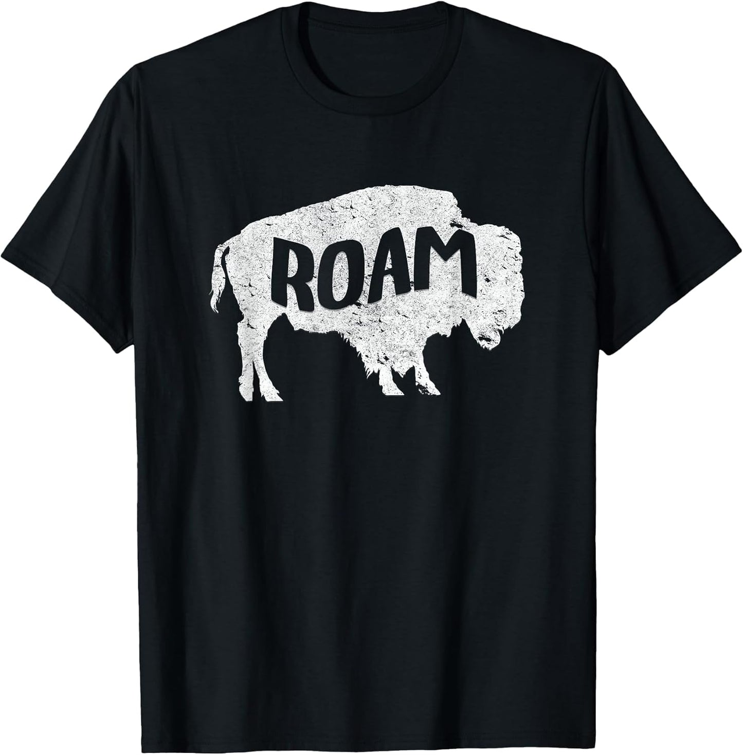 Vintage Retro Buffalo Roam Distressed
