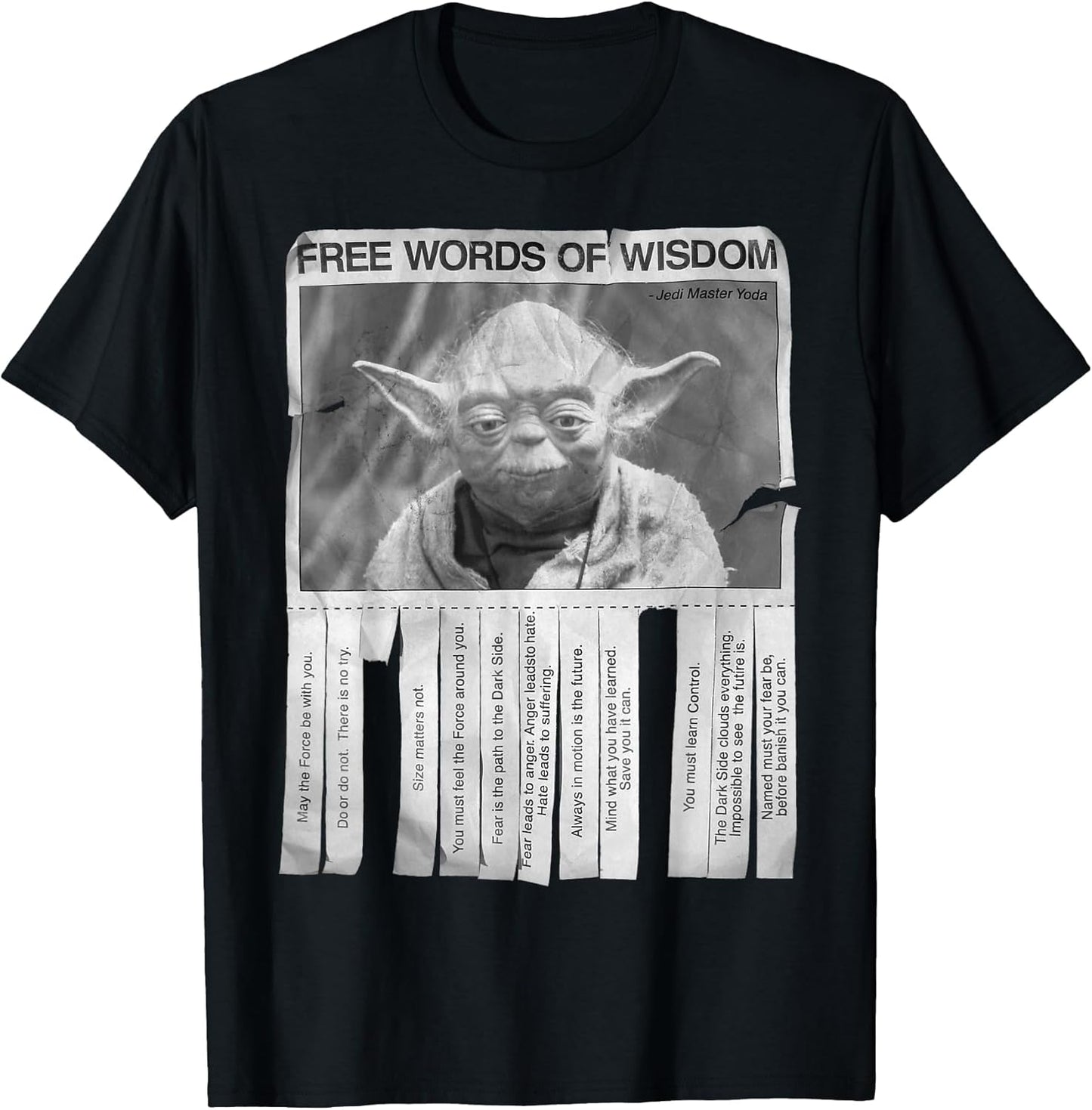 Star Wars Yoda Poster Words Of Wisdom Graphic