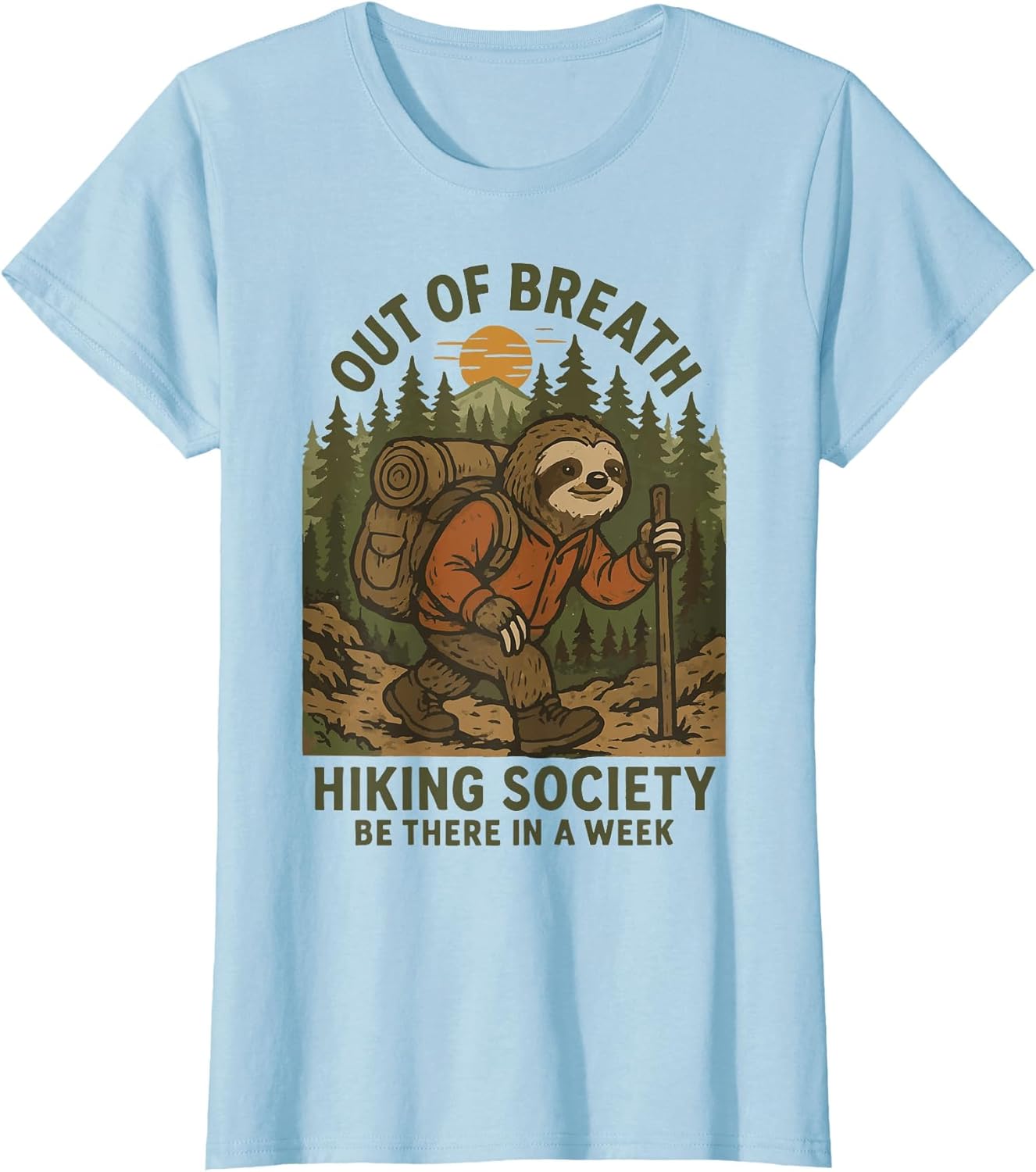 Out of Breath Hiking Society Sloth