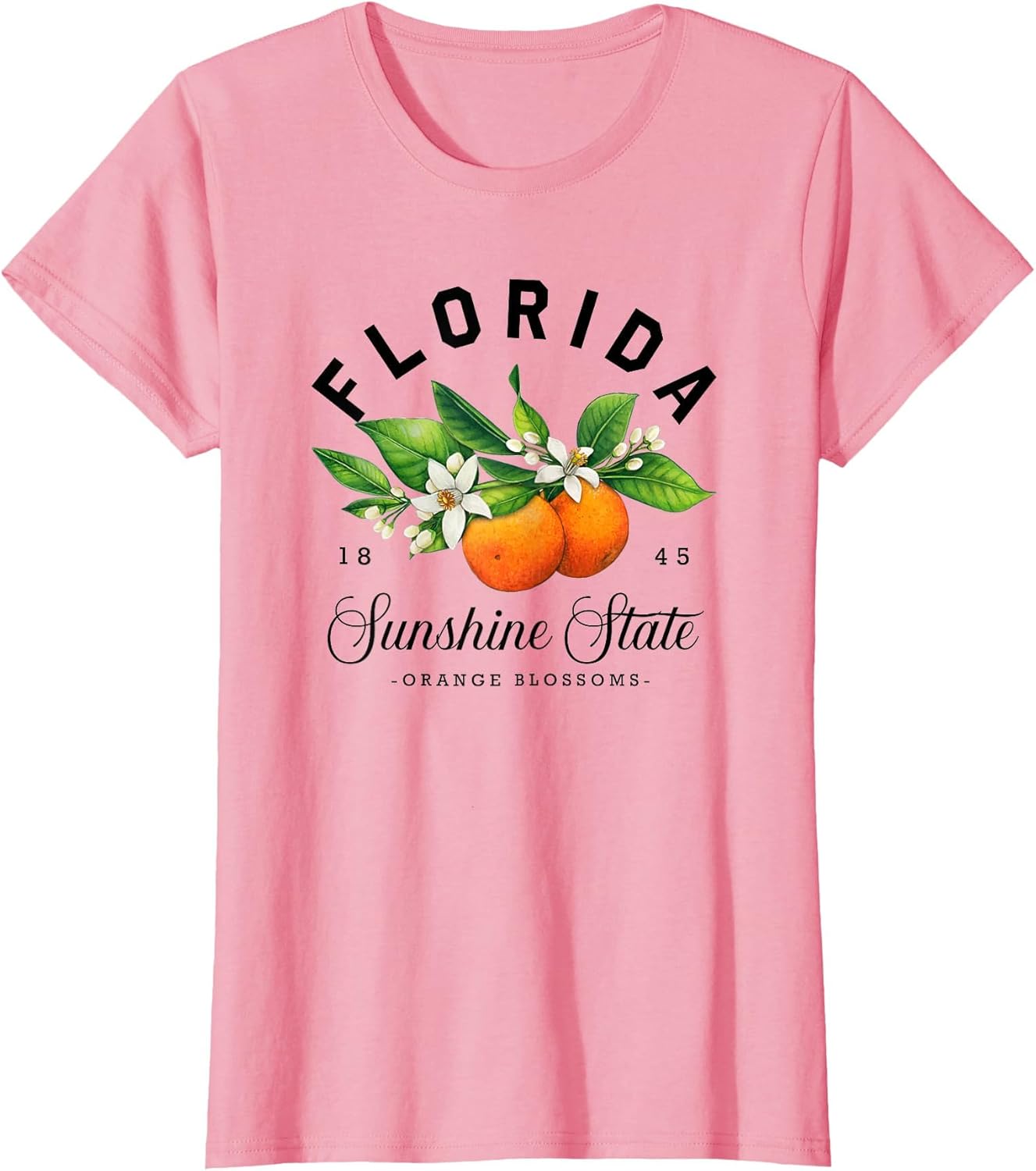 Florida Shirt, Watercolor Orange Blossoms