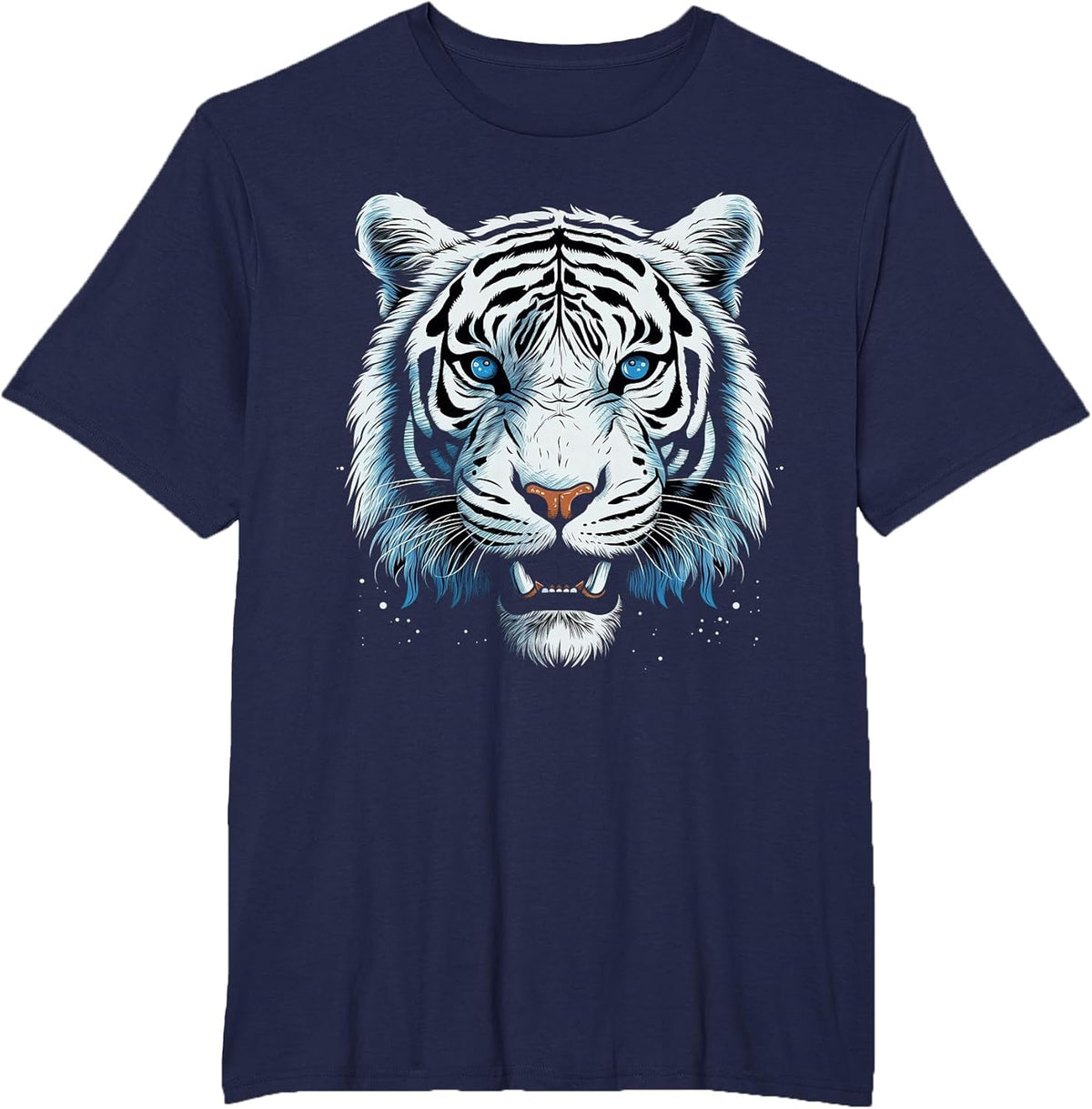 White Tiger Blue Eyes Wild Cat Animal