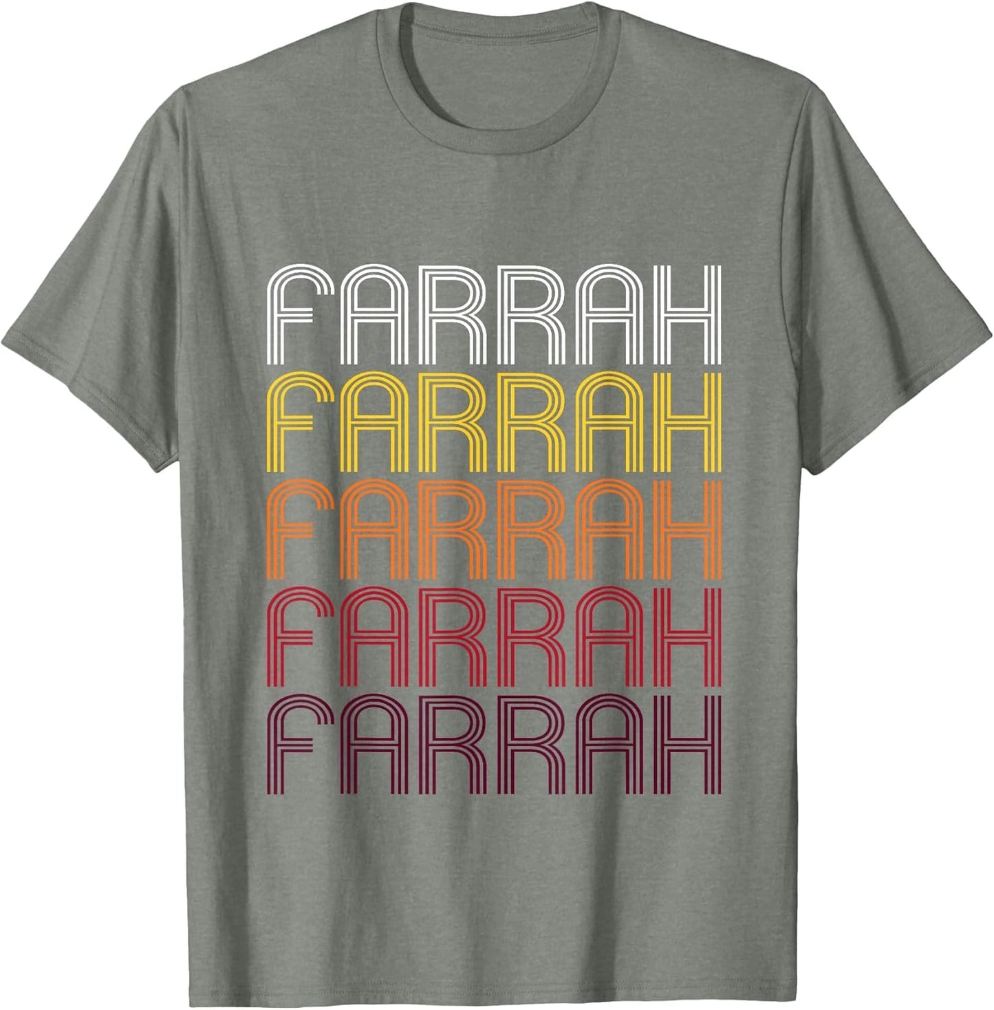 Farrah Retro Wordmark Pattern - Vintage Style