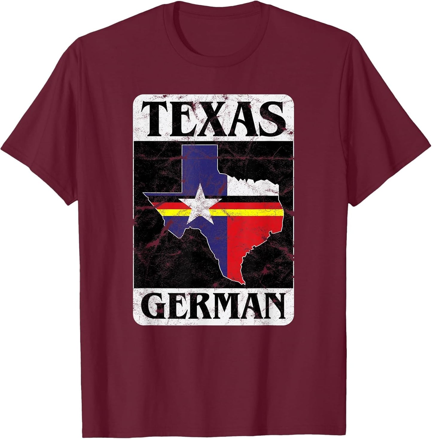 Texas German Flag Homecoming Design