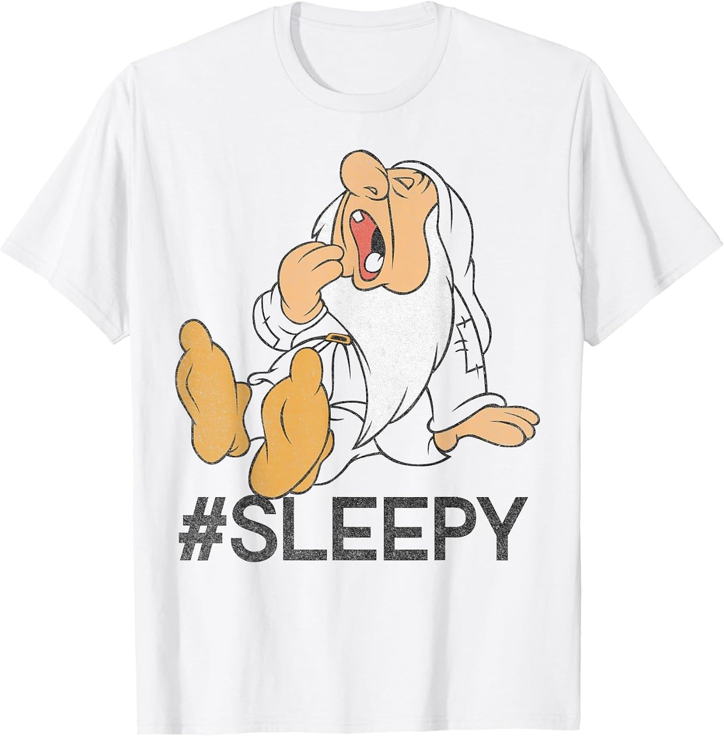 Disney Snow White Hashtag Sleepy Graphic