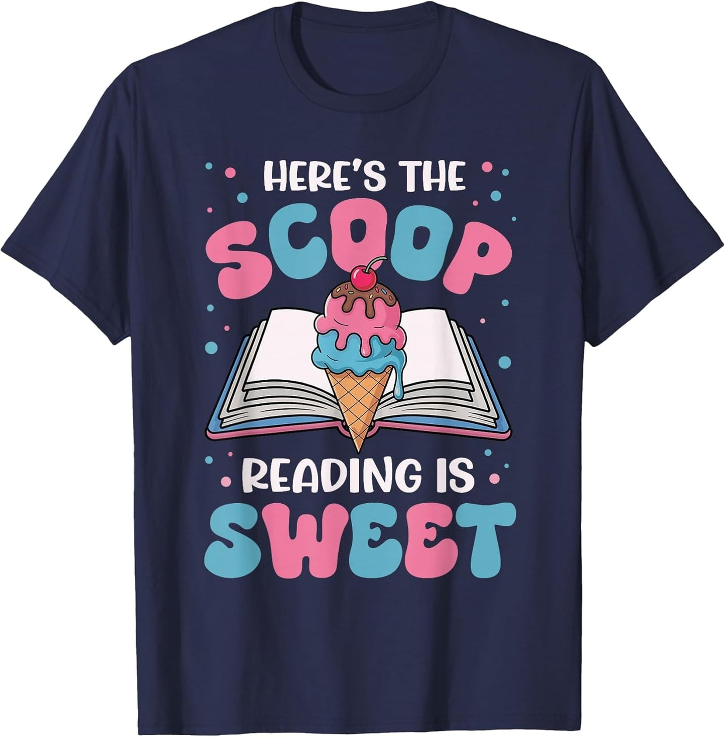 Cute Elementary Librarian Reading is Sweet