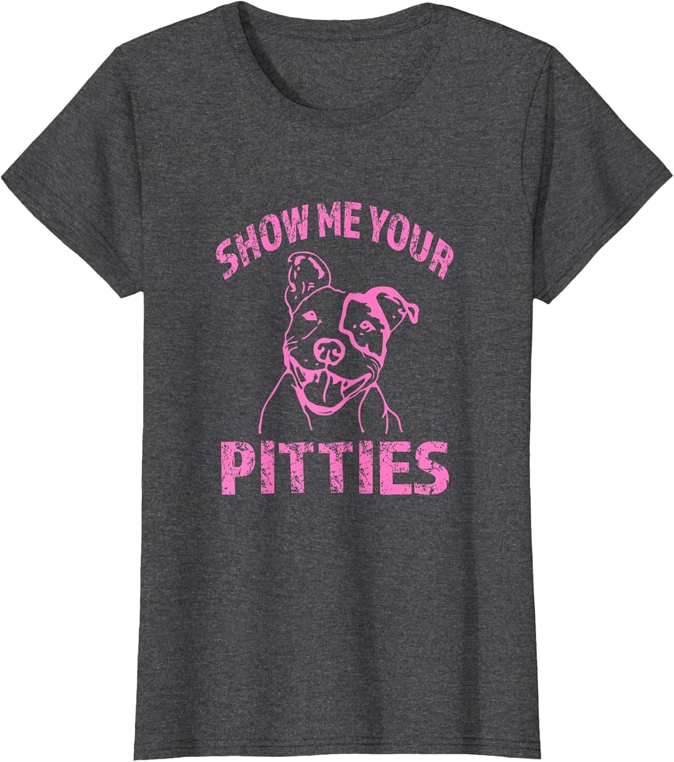 Funny Show Me Your Pitties - Shirt -Pink