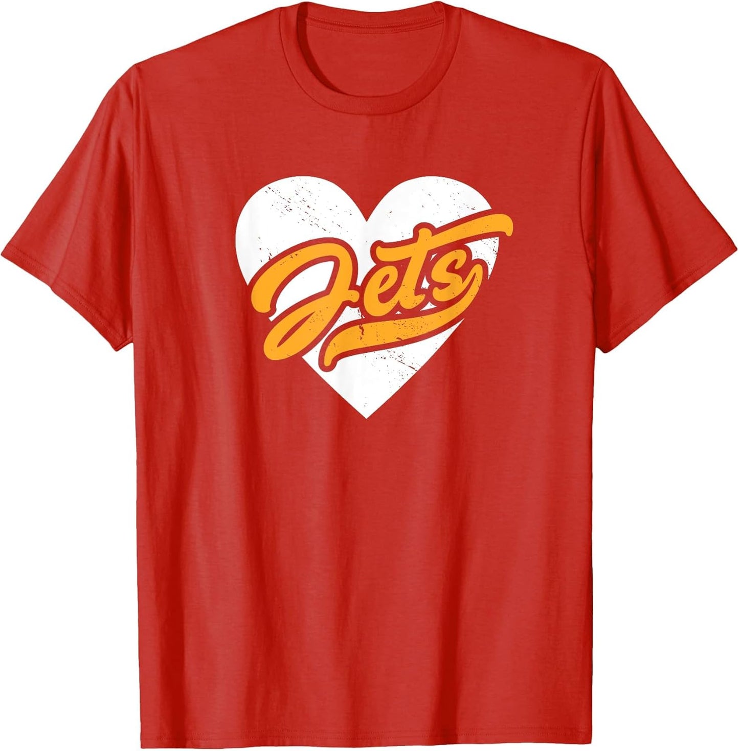 Vintage Jets High School Go Jets Pride Heart