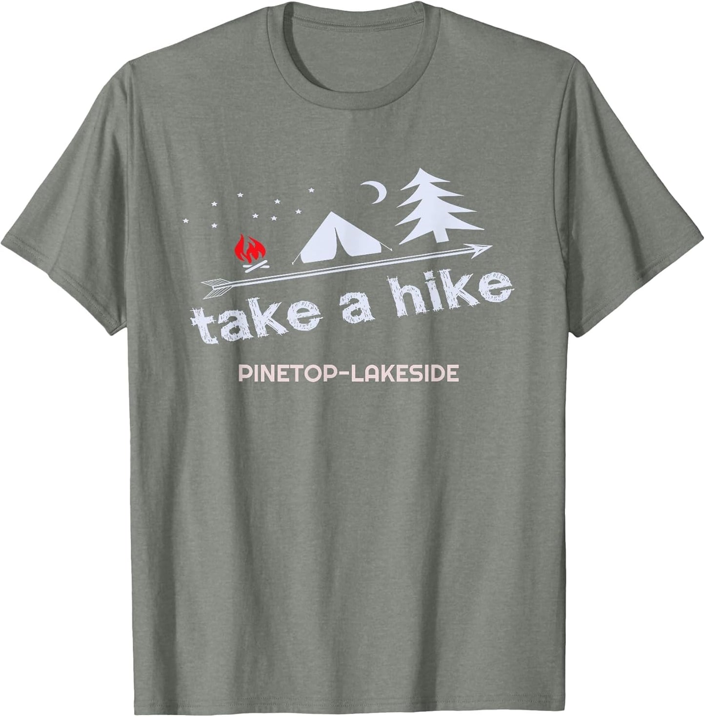Take A Hike, Trendy Pinetop Lakeside AZ Shirt