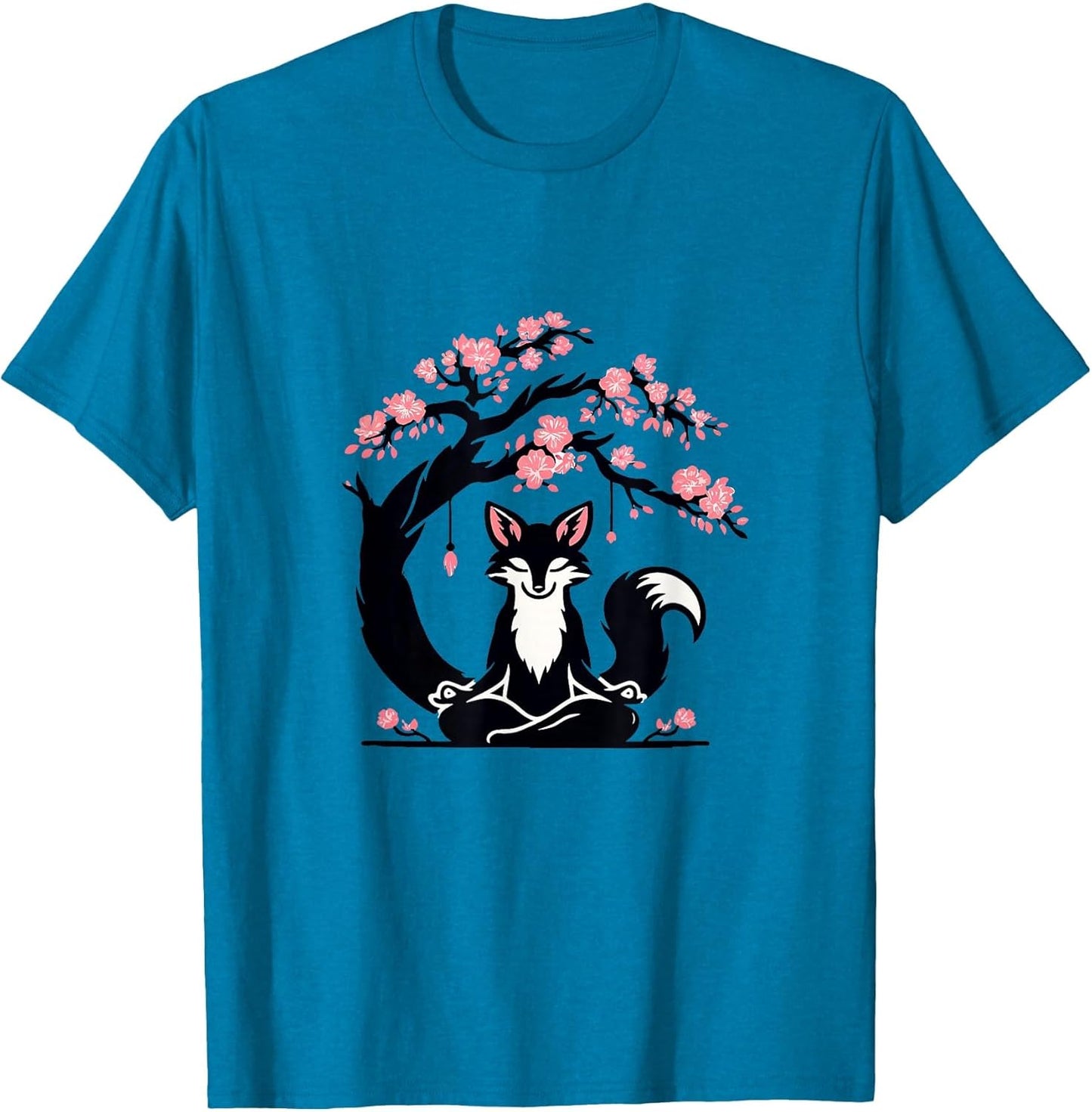 Serene Zen Fox Yoga Meditation