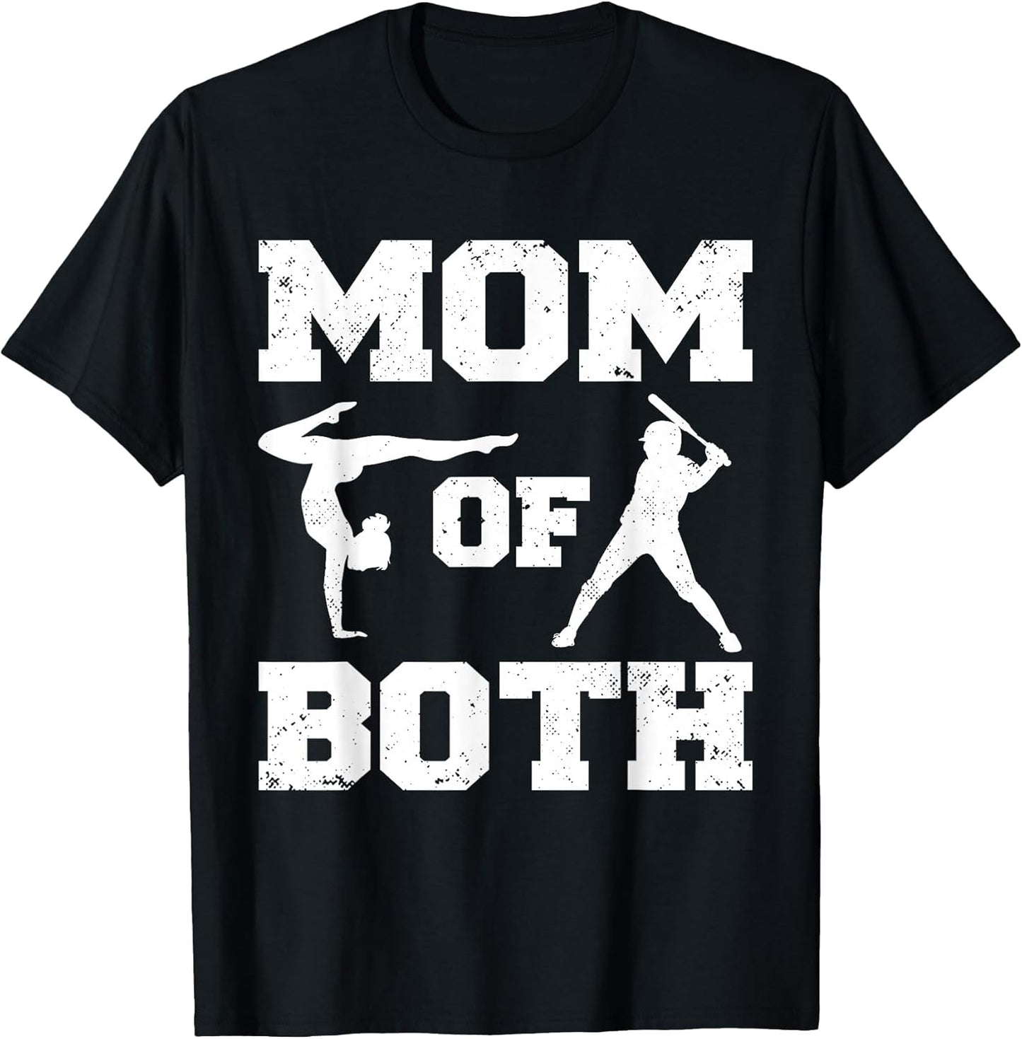 Mom of Both Funny Baseball Gymnastics Mom