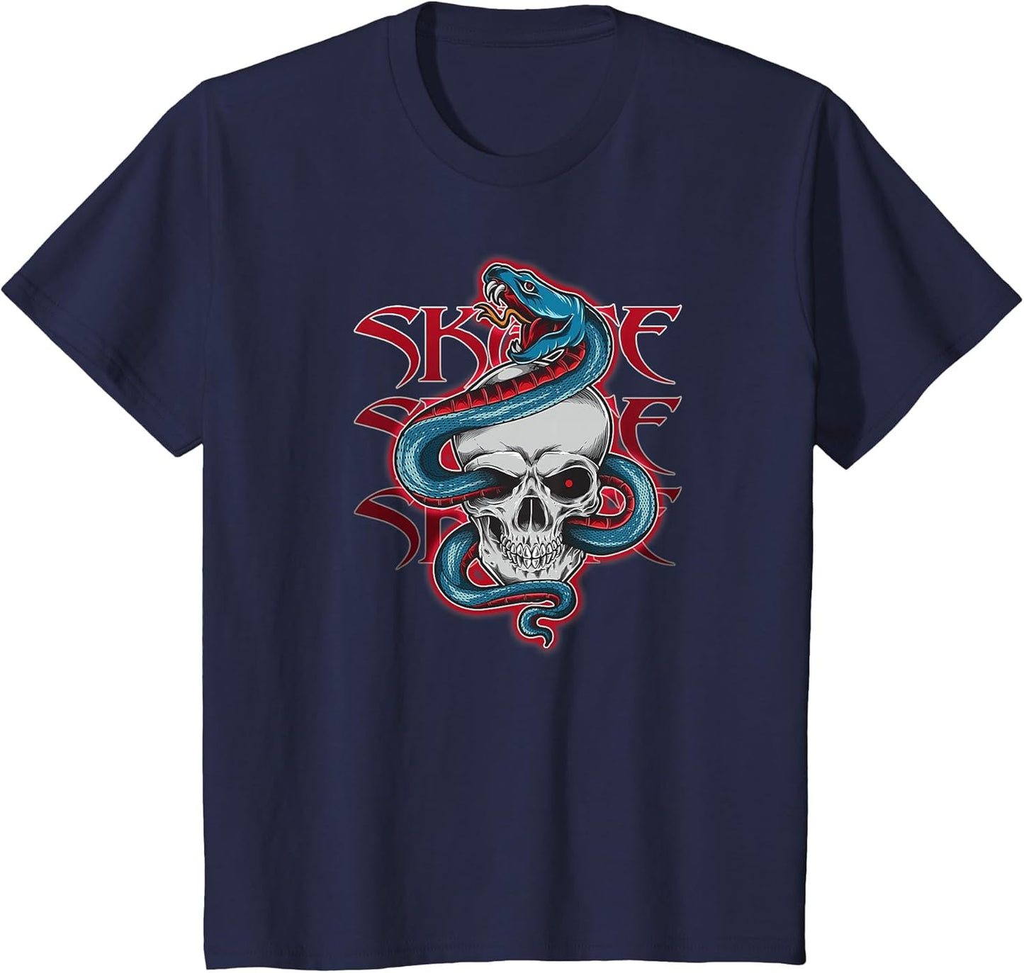 Skateboard Skate Skull & Snake Design