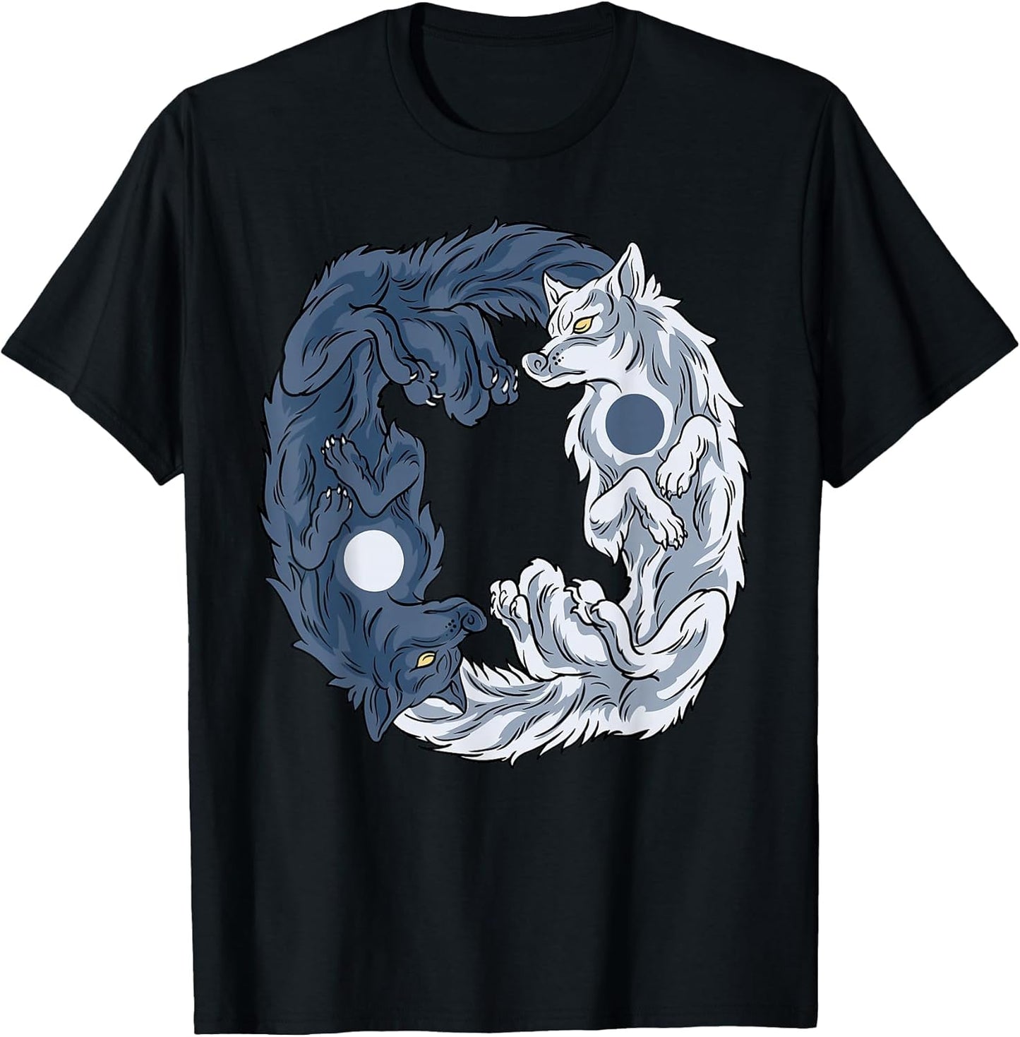 Cool Yin Yang Wolf