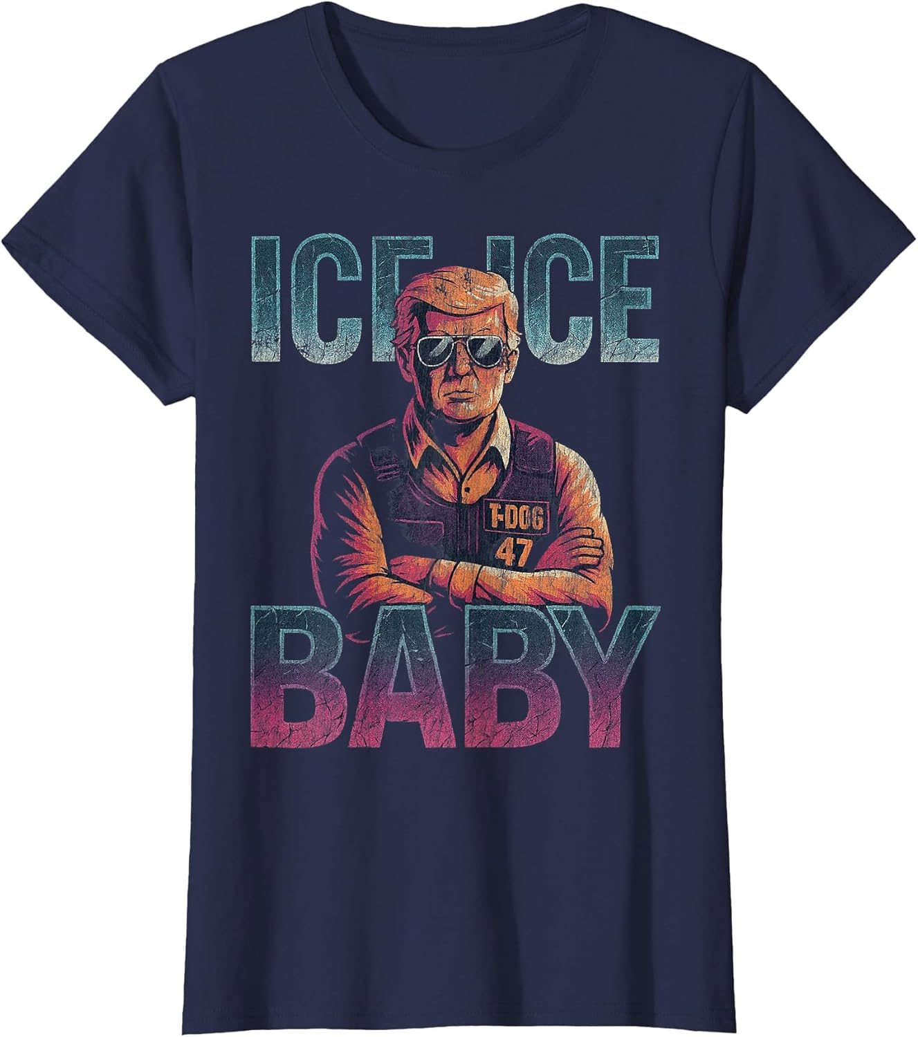 Ice Ice Baby Retro Funny Trump