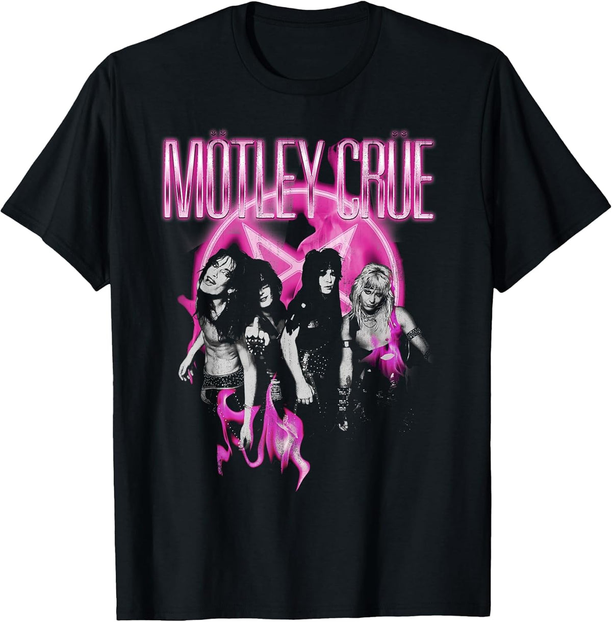 Mötley Crüe Shout Neon Pink