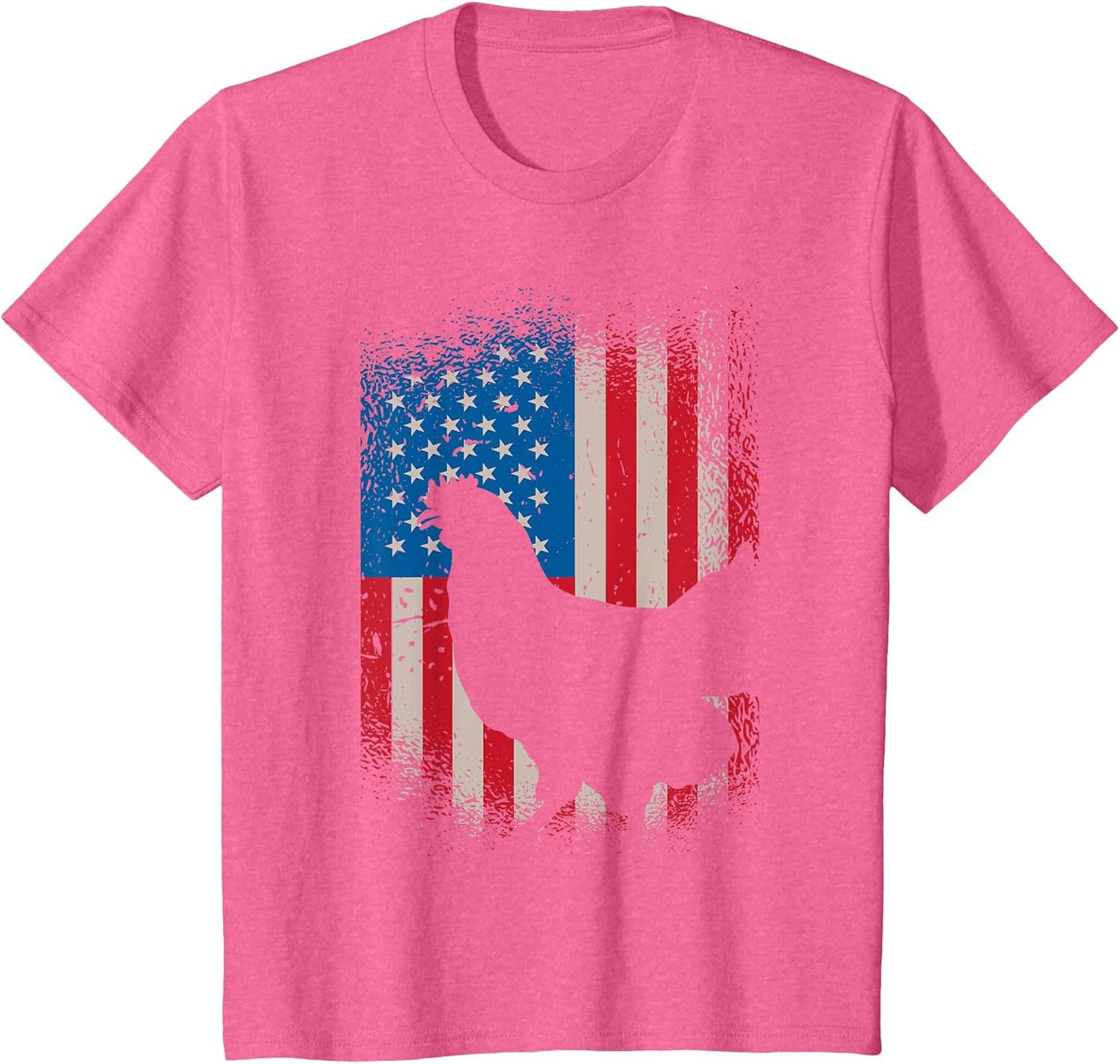Chicken USA Flag Design for Patriotic Farmer