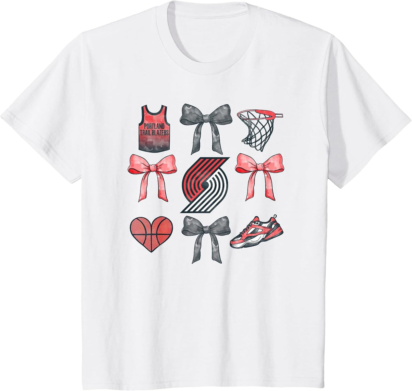 NBA Portland Trail Blazers Bow Grid