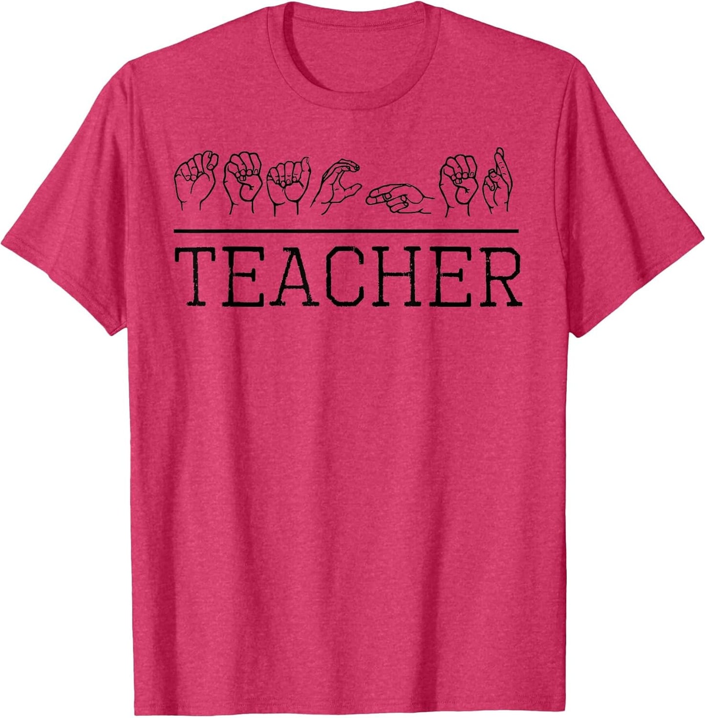 Deaf Pride Teacher ASL Sign Language Word