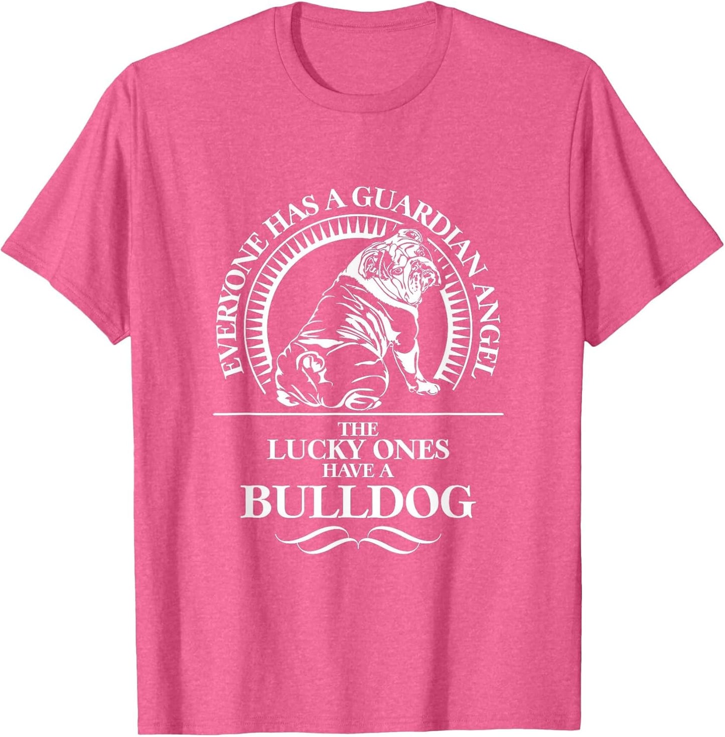 English Bulldog Guardian Angel Dog Saying