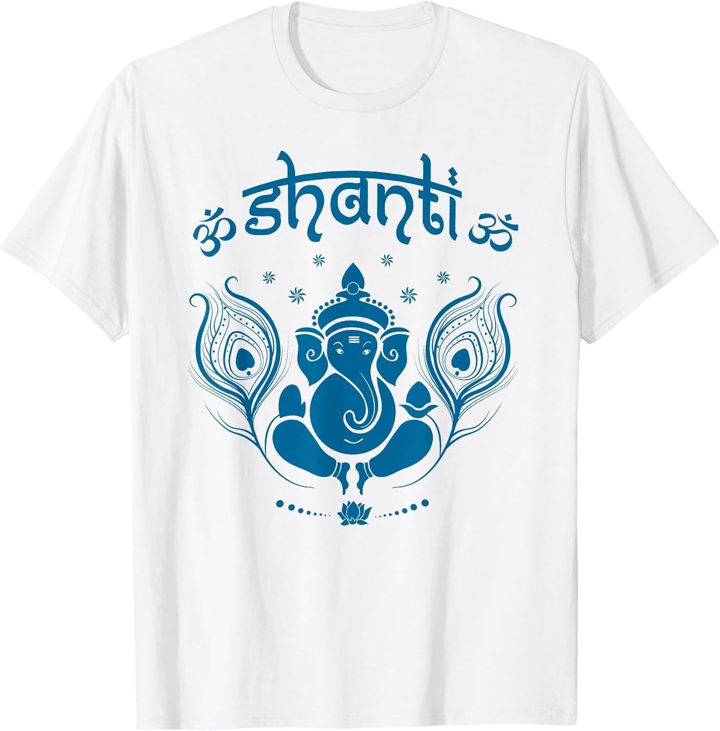 Ganesh Hindu Elephant God OM Shanti Peace Yoga