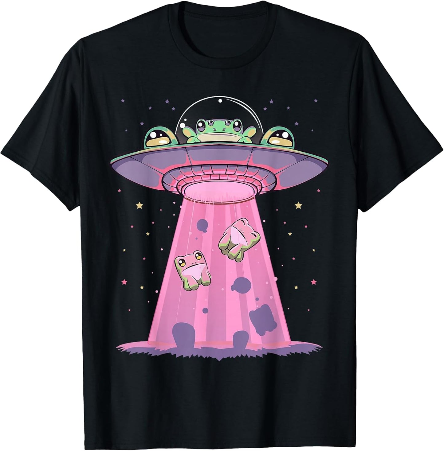 Kawaii Frogs UFO Aliens Frog