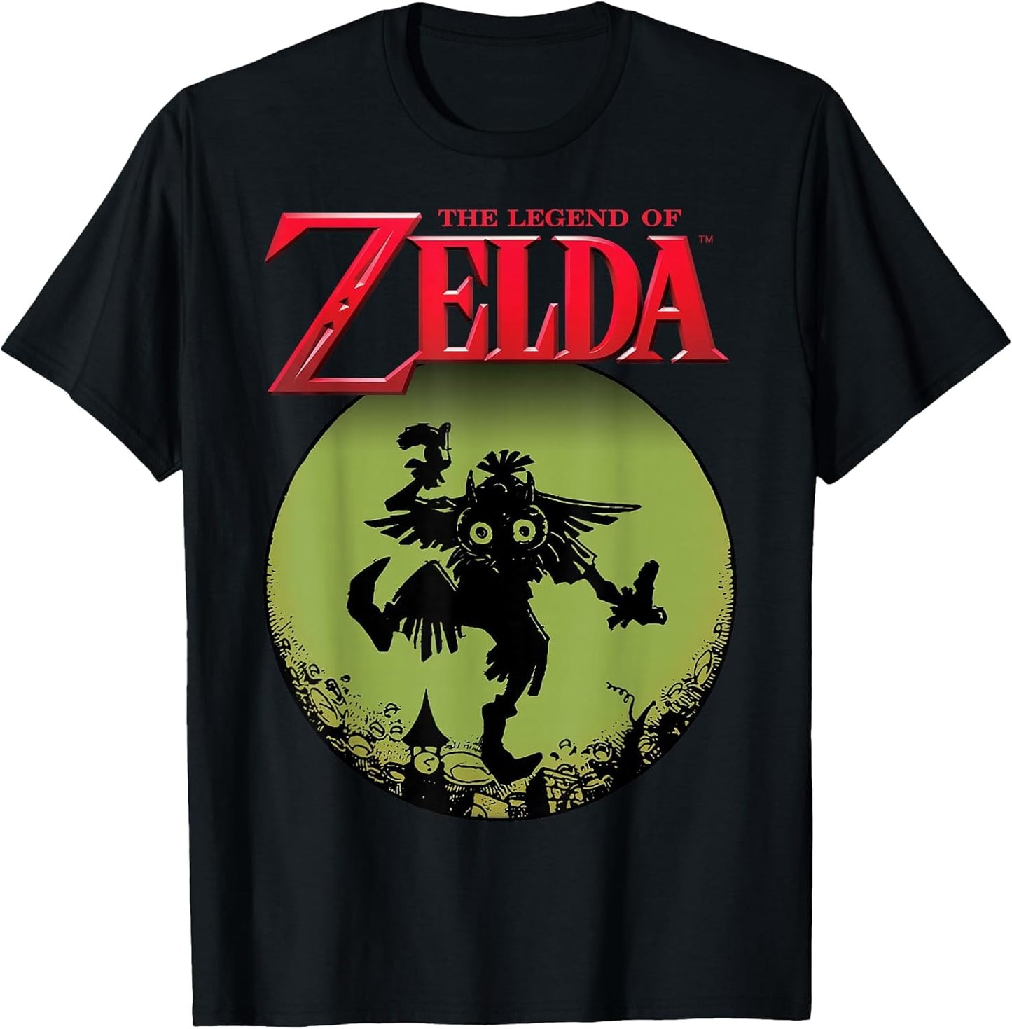 Legend of Zelda Skull Kid Moon Silhouette Logo
