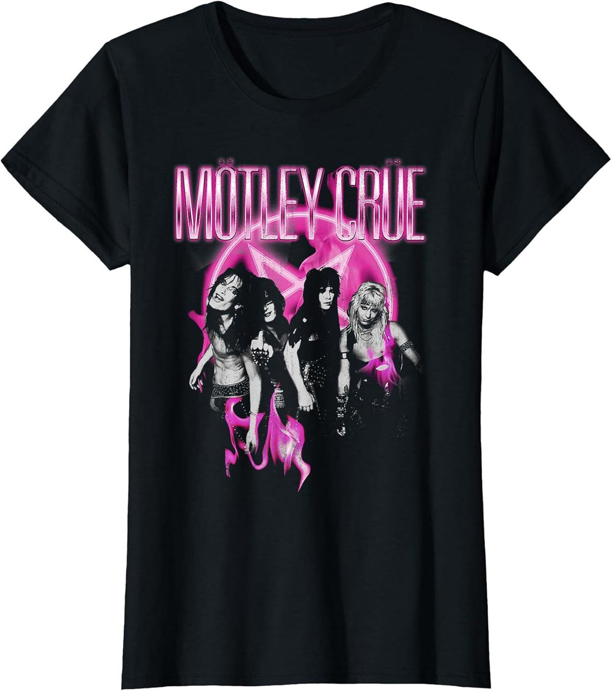 Mötley Crüe Shout Neon Pink