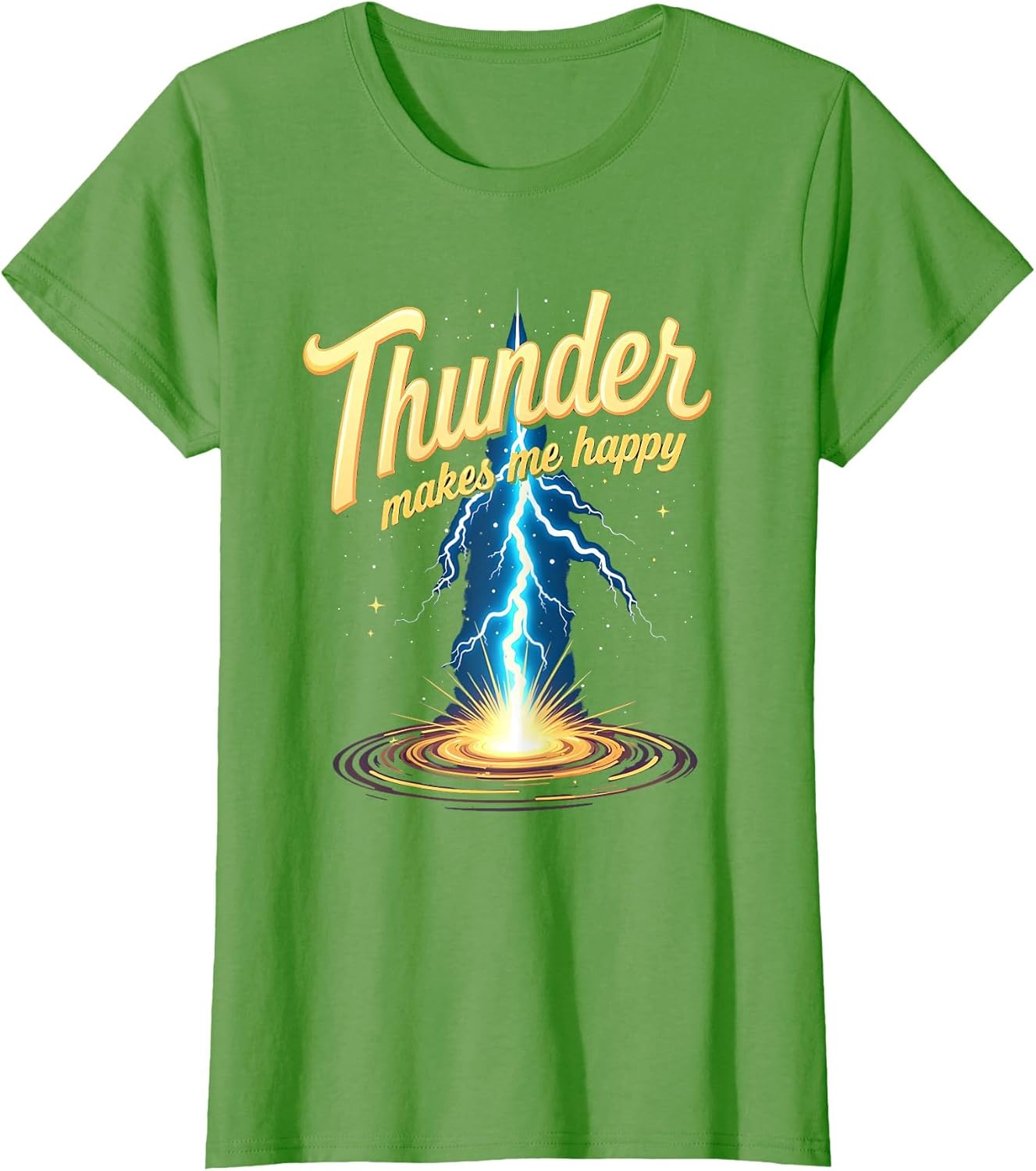 Thunder Makes Me Happy Stormy Weather Design
