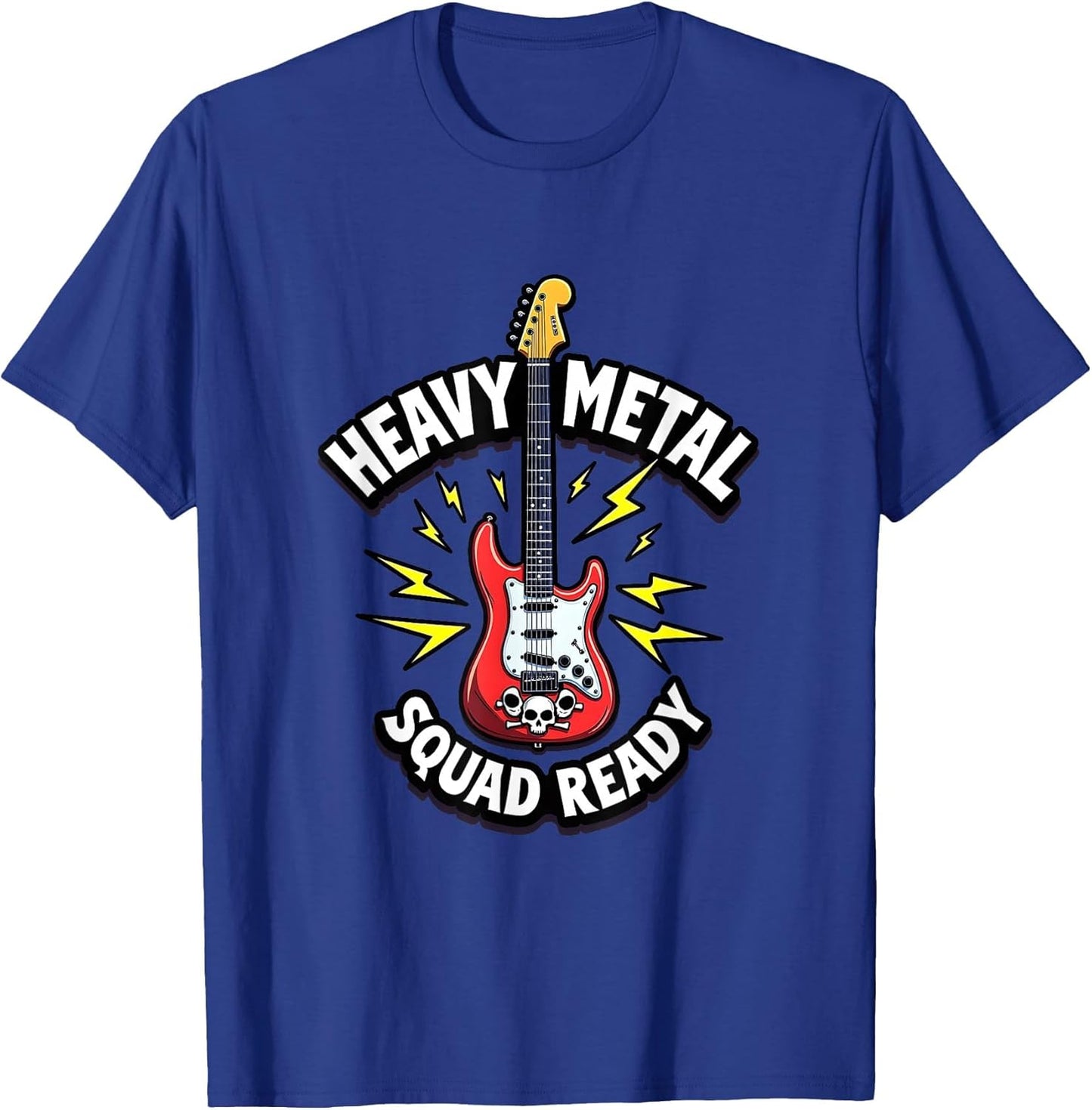 Heavy Metal Squad Ready Rock Band Design