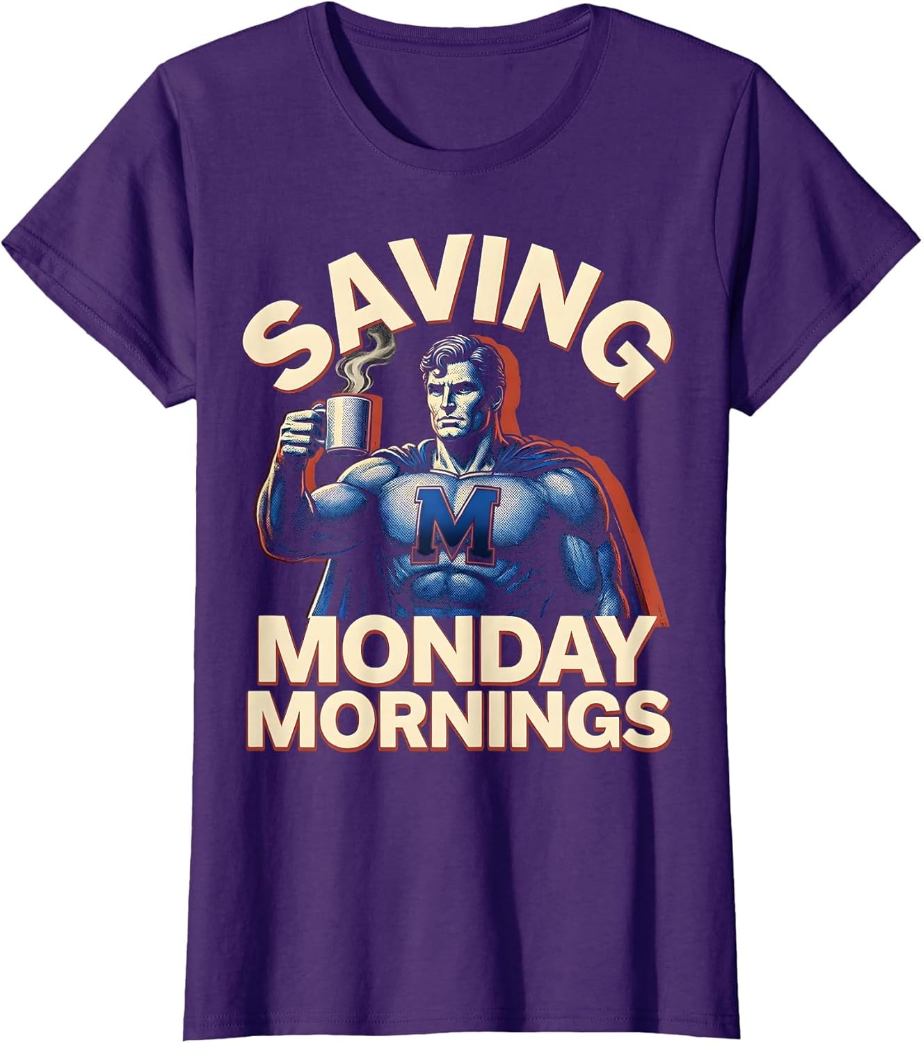 Saving Monday Mornings Superhero Men's Design
