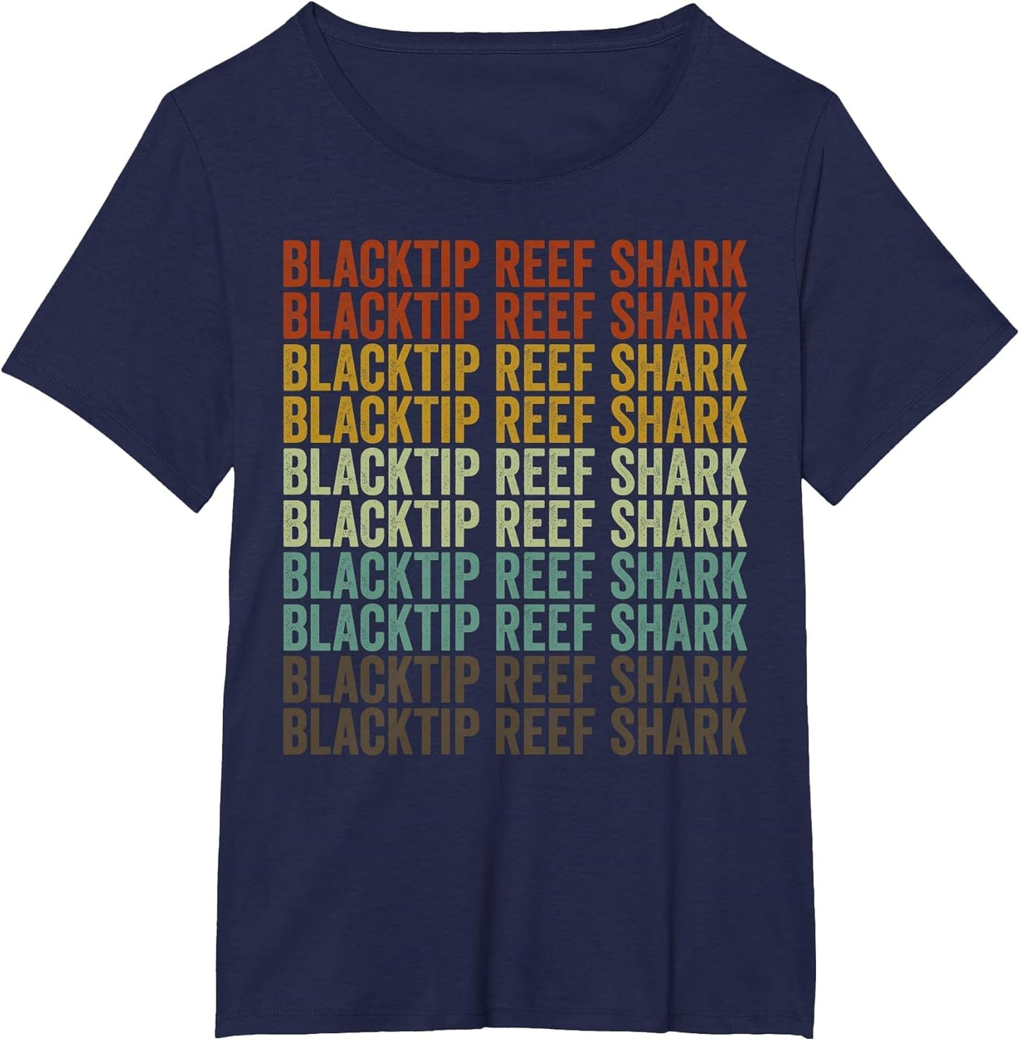 Blacktip Reef Shark Retro