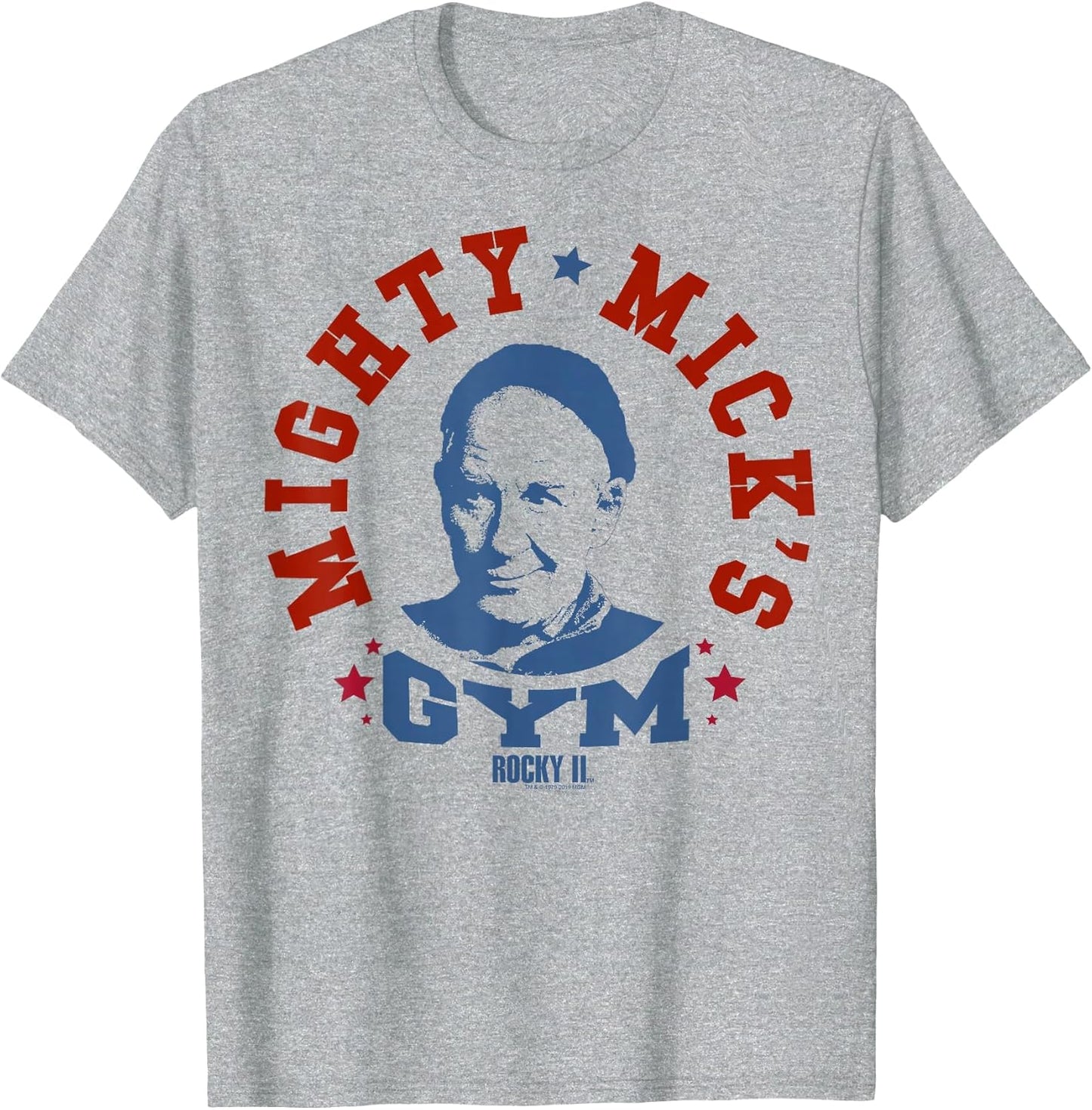 Rocky Mighty Mick's Gym Blue Hue Portrait Logo